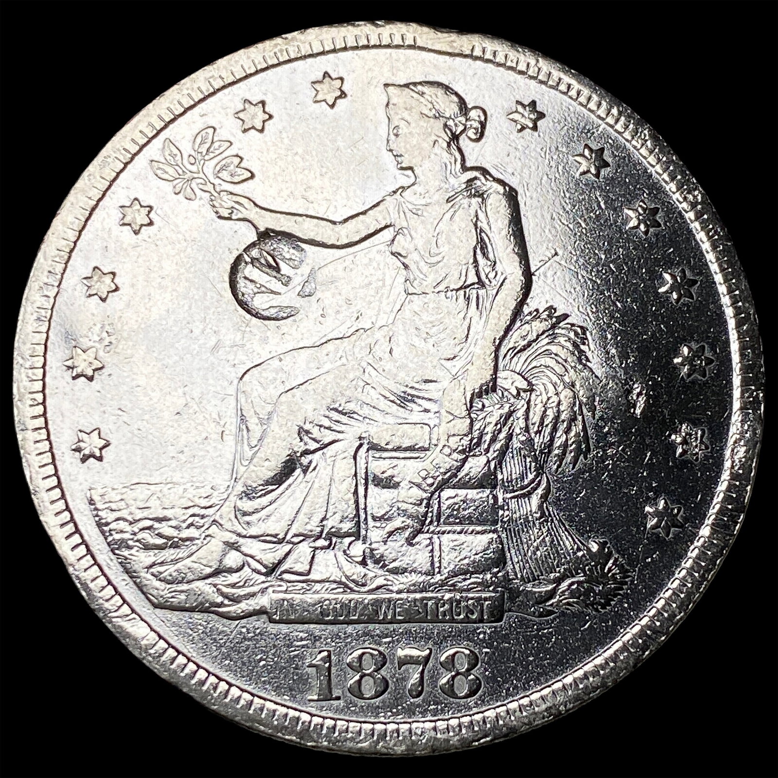 1878-S Silver Trade Dollar HIGH GRADE: 1878-S Silver Trade Dollar HIGH GRADE