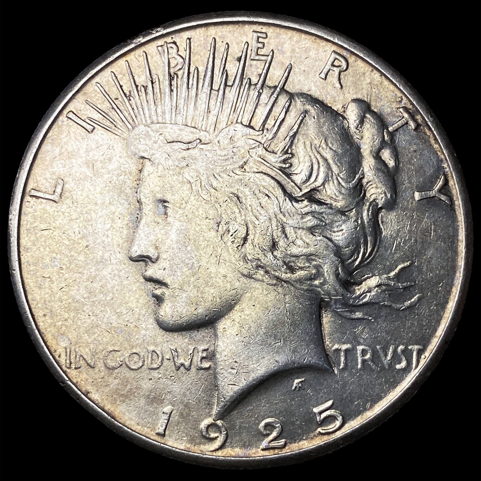 1925-S Silver Peace Dollar CLOSELY UNCIRCULATED: 1925-S Silver Peace Dollar CLOSELY UNCIRCULATED