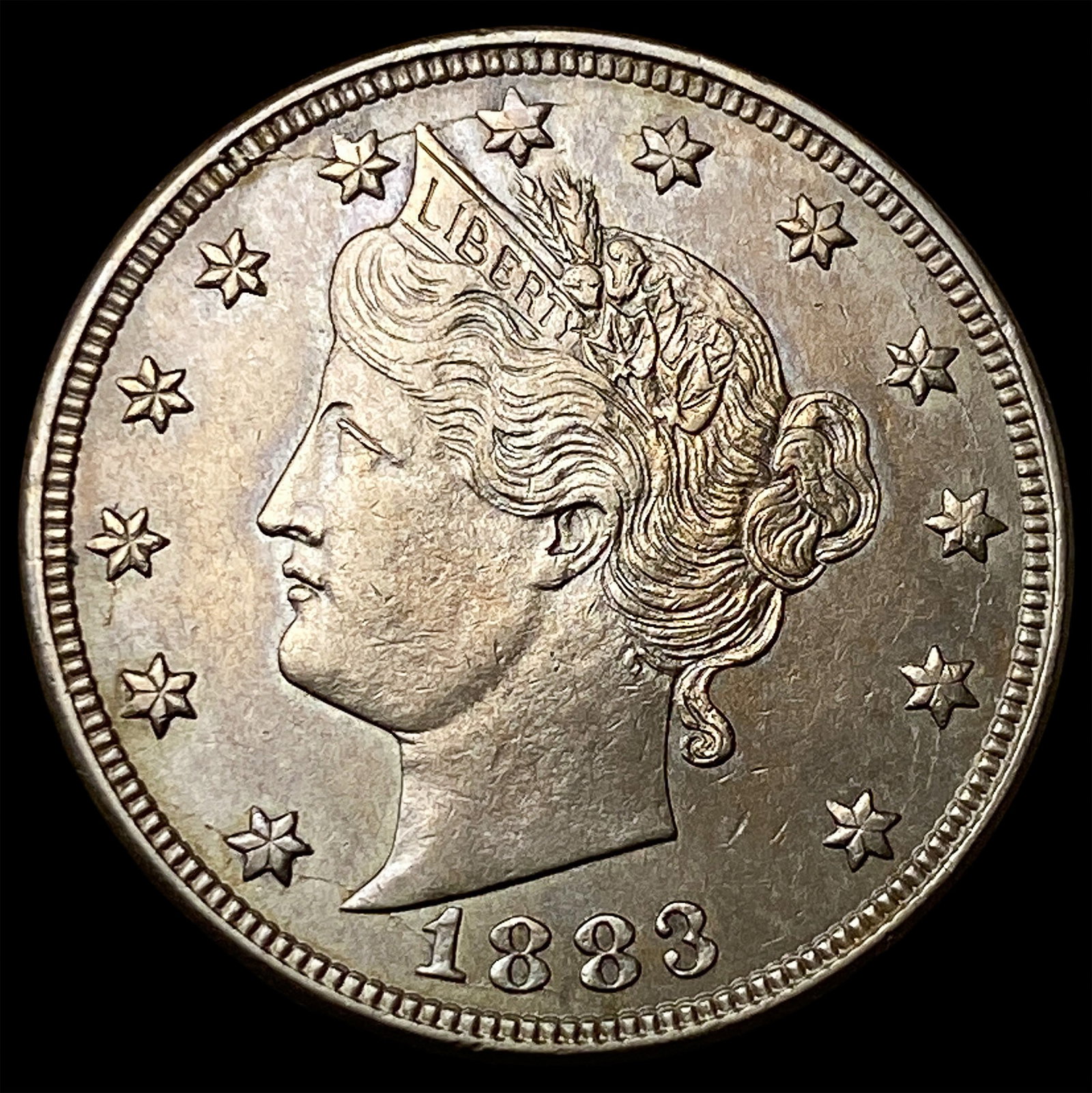 1883 Liberty Head Nickel (No Cents) CLOSELY UNCIRCULATED: 1883 Liberty Head Nickel (No Cents) CLOSELY UNCIRCULATED