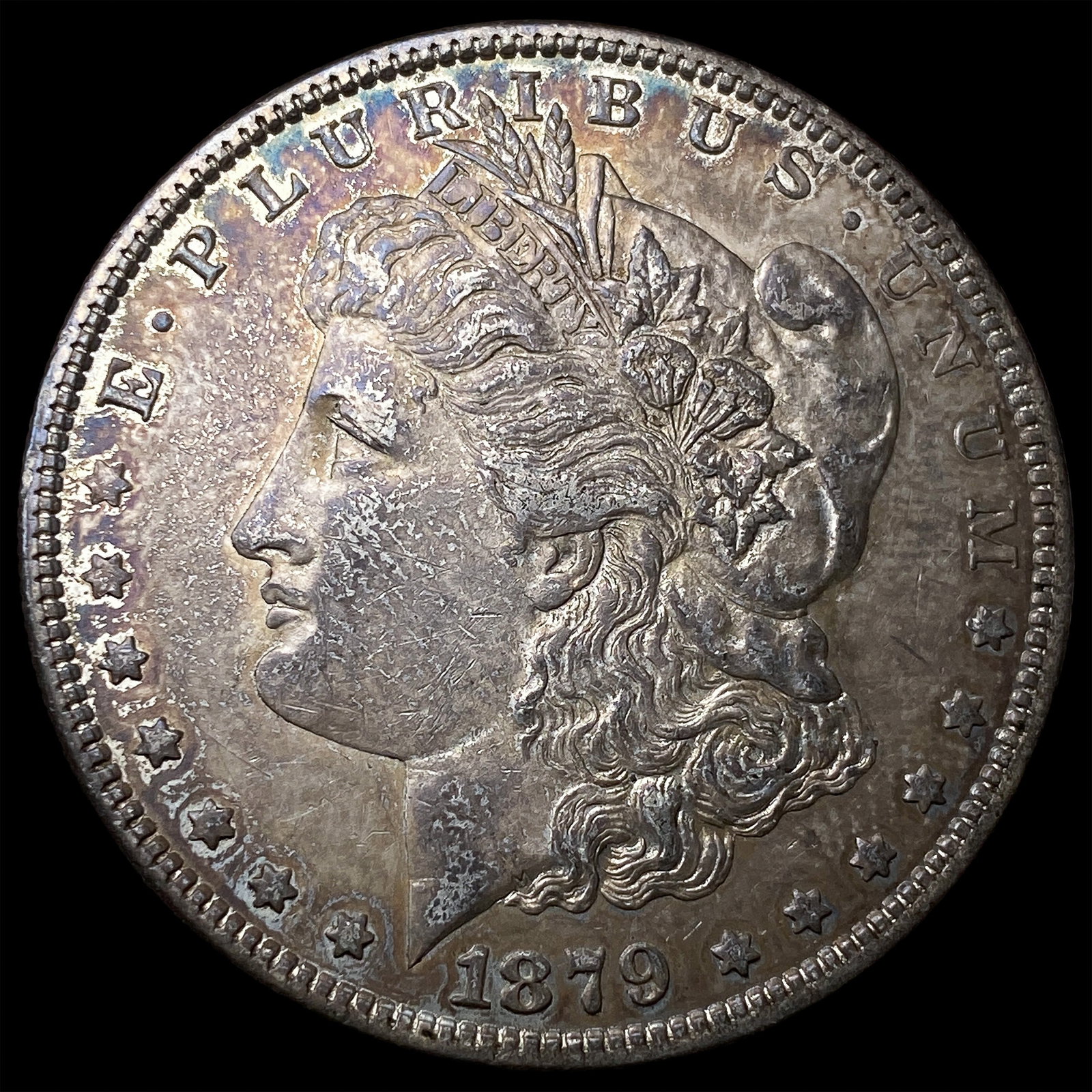 1879-S Silver Morgan Dollar NEARLY UNCIRCULATED: 1879-S Silver Morgan Dollar NEARLY UNCIRCULATED
