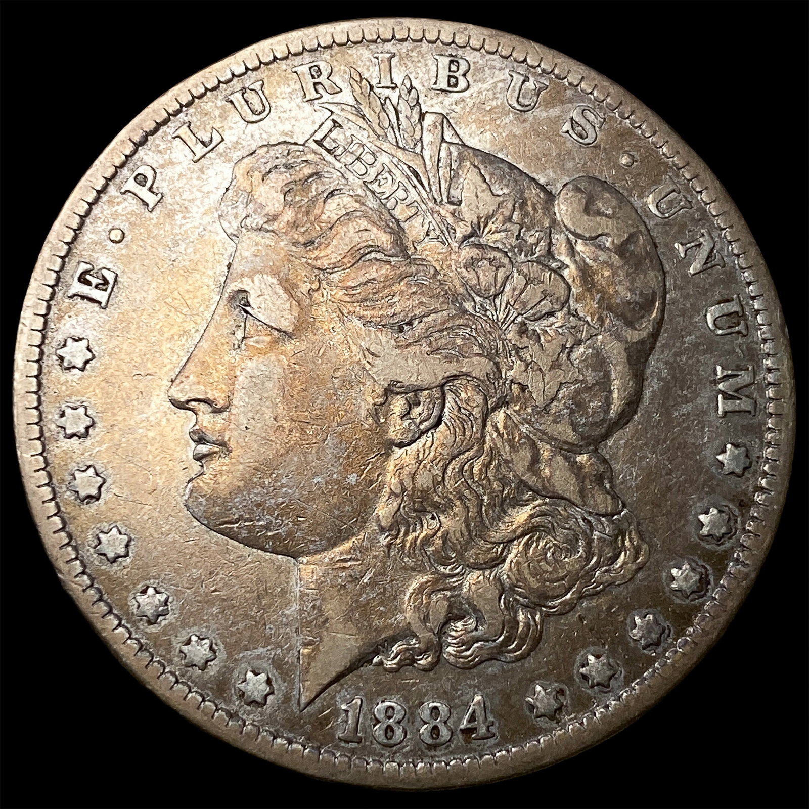 1884-O Silver Morgan Dollar ABOUT UNCIRCULATED: 1884-O Silver Morgan Dollar ABOUT UNCIRCULATED