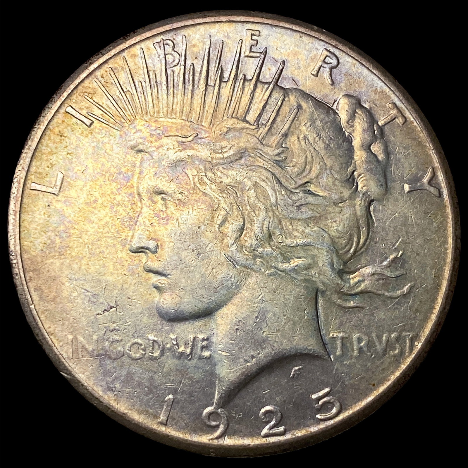 1923 Peace Silver Dollar NEARLY UNCIRCULATED: 1923 Peace Silver Dollar NEARLY UNCIRCULATED