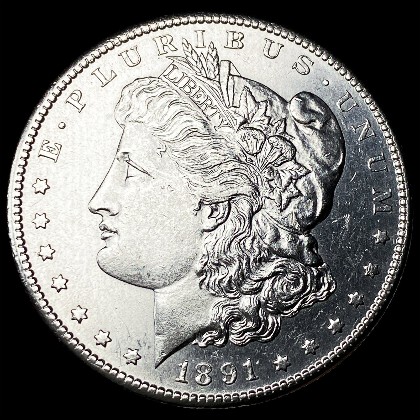 1891-S Silver Morgan Dollar UNCIRCULATED: 1891-S Silver Morgan Dollar UNCIRCULATED