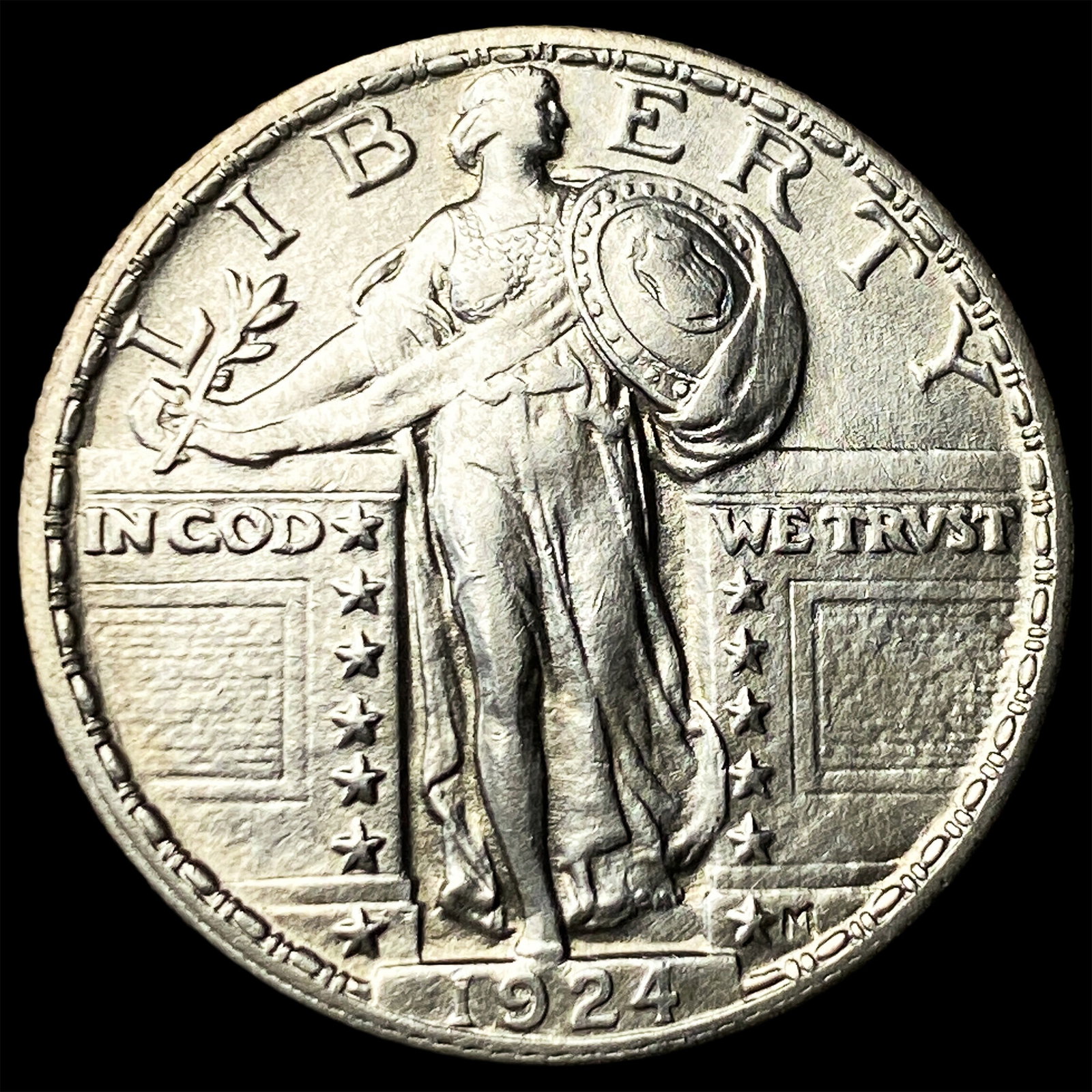 1924 Standing Liberty Silver Quarter UNCIRCULATED: 1924 Standing Liberty Silver Quarter UNCIRCULATED