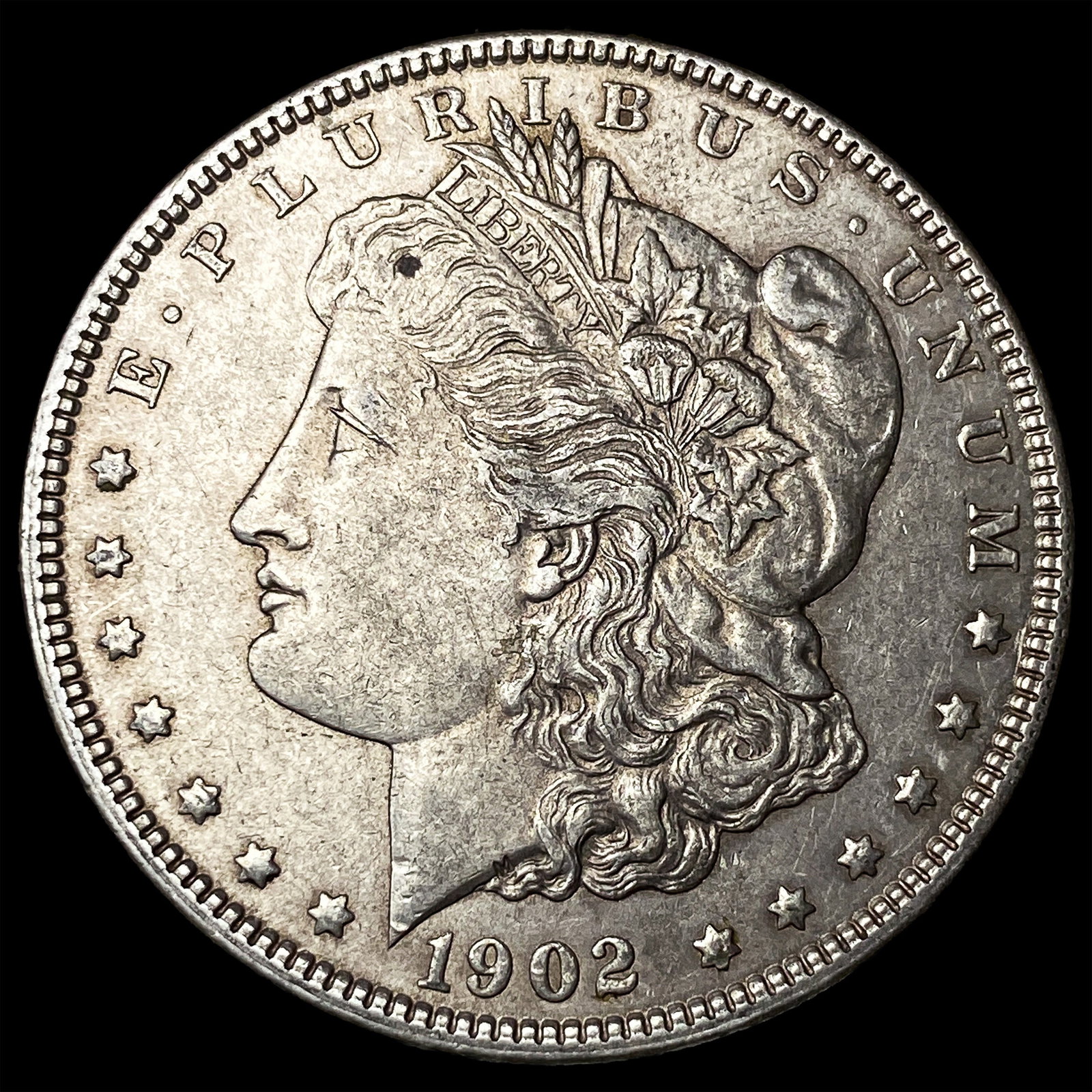 1902 Morgan Silver Dollar CLOSELY UNCIRCULATED: 1902 Morgan Silver Dollar CLOSELY UNCIRCULATED