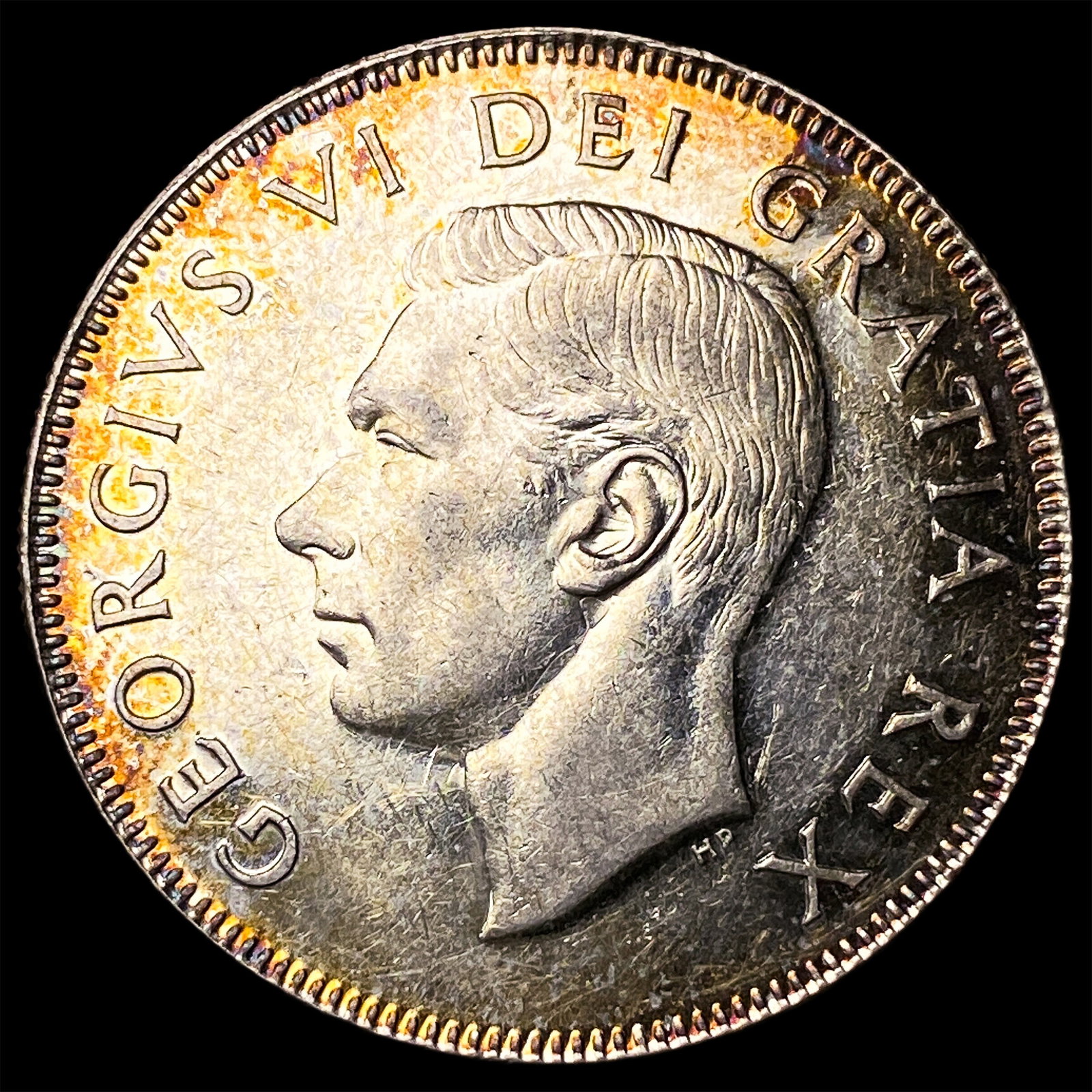 1950 Canada Silver 50 Cents GEM BU: 1950 Canada Silver 50 Cents GEM BU