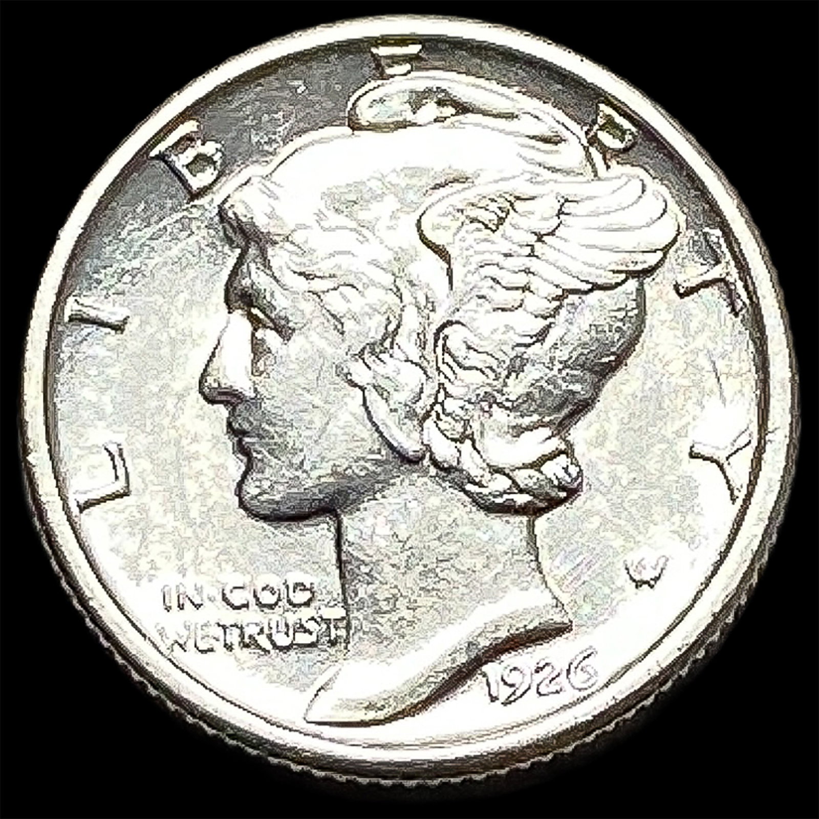 1926 Silver Mercury Dime UNCIRCULATED (1 of 2)