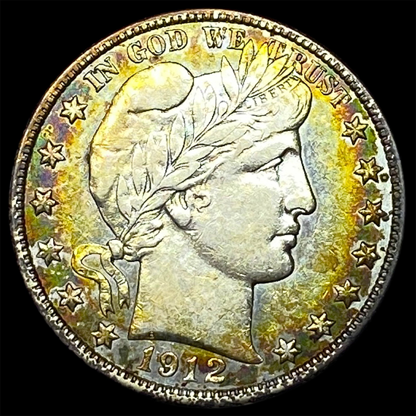 1912-D Silver Barber Half Dollar NEARLY UNCIRCULATED (1 of 2)
