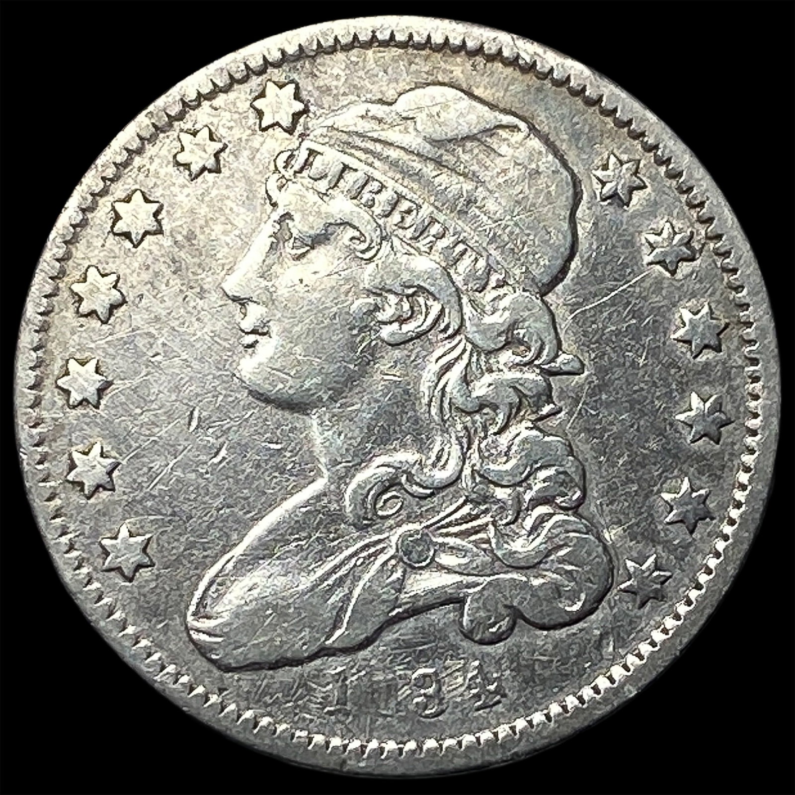 1834 Capped Bust Quarter HIGH GRADE (1 of 2)