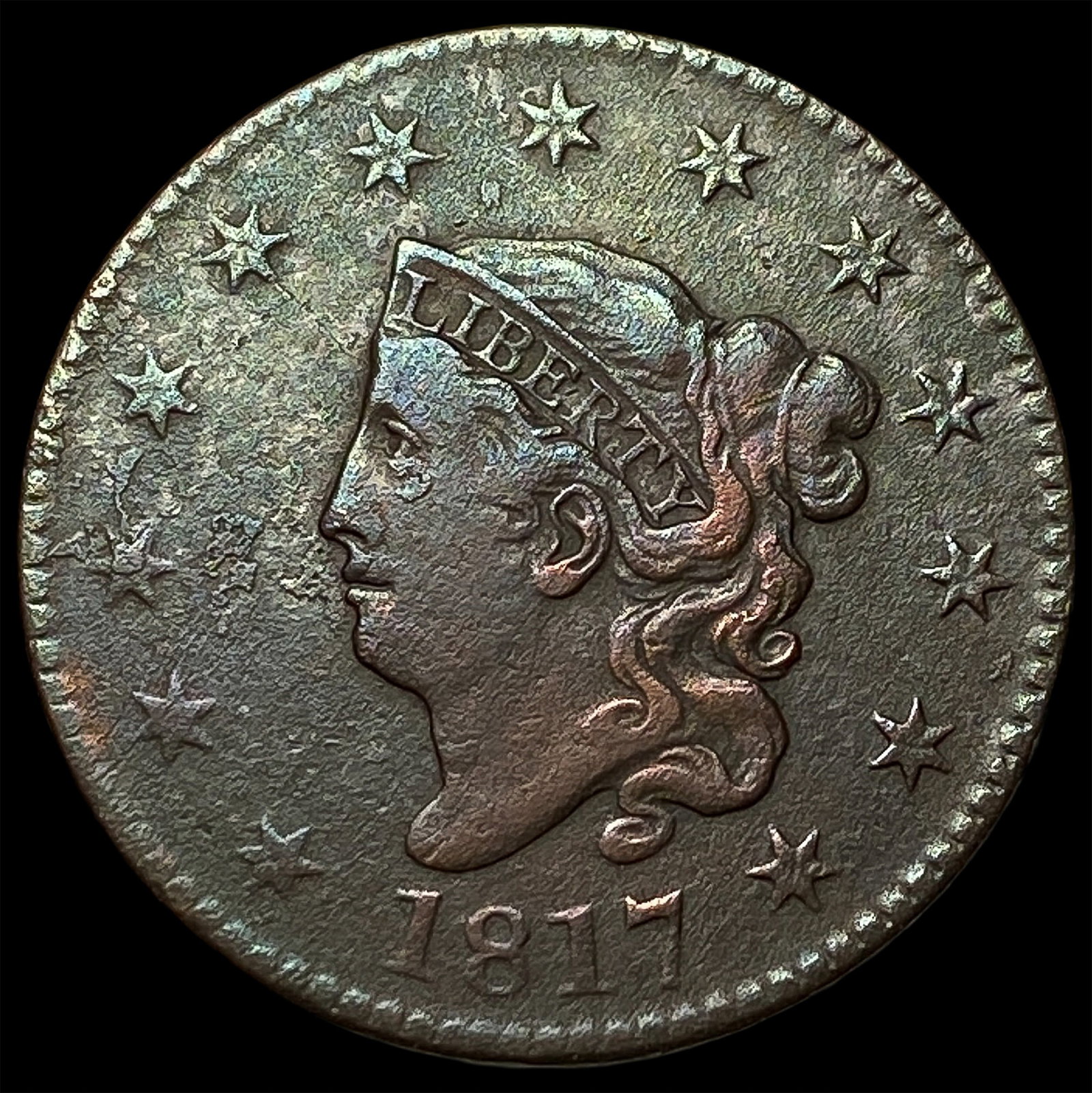 1817 Large Cent NEARLY UNCIRCULATED (1 of 2)