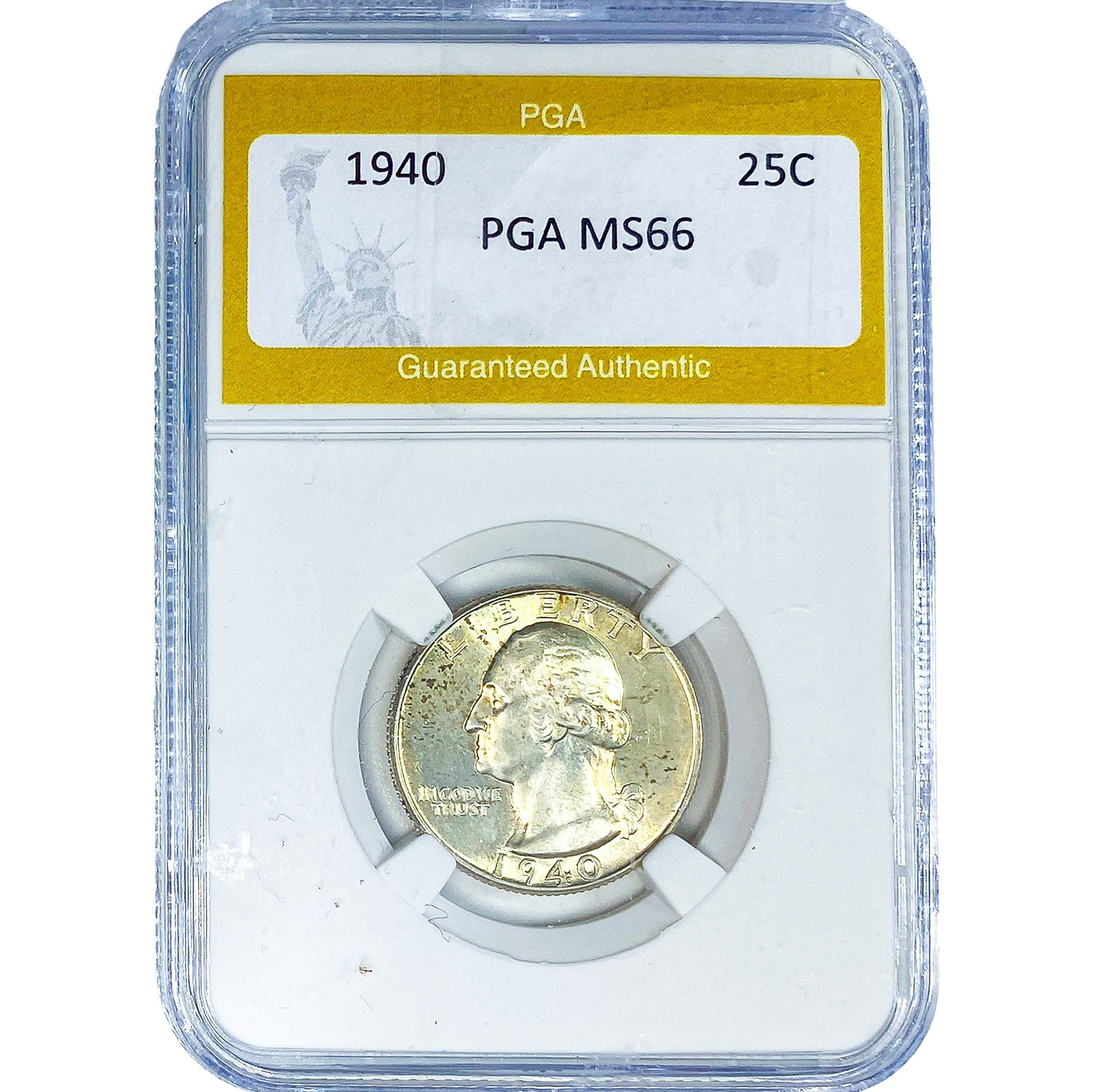 1940 Washington Silver Quarter PGA MS66 (1 of 2)