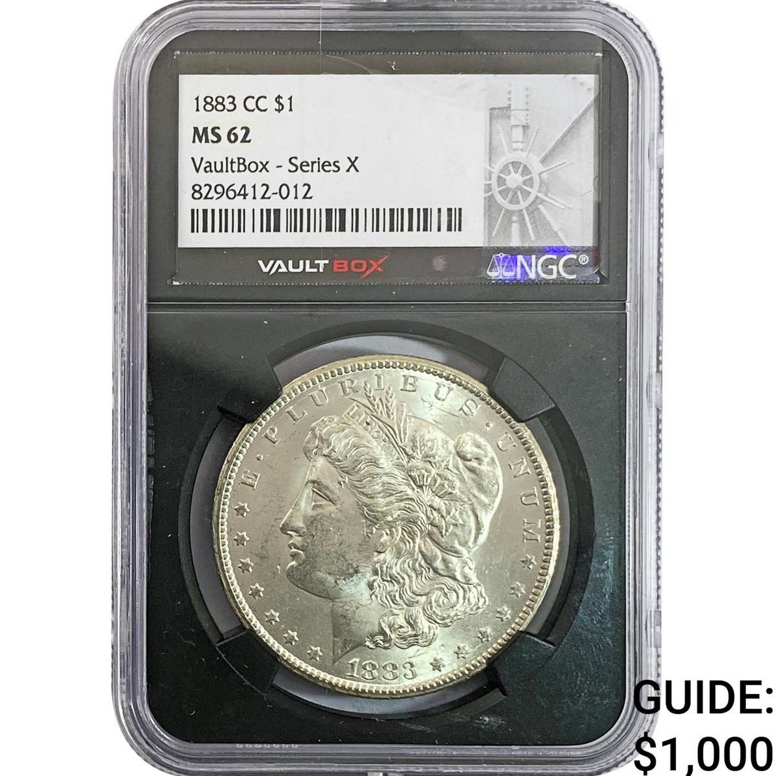 1883-CC Morgan Silver Dollar NGC MS62: 1883-CC Morgan Silver Dollar NGC MS62