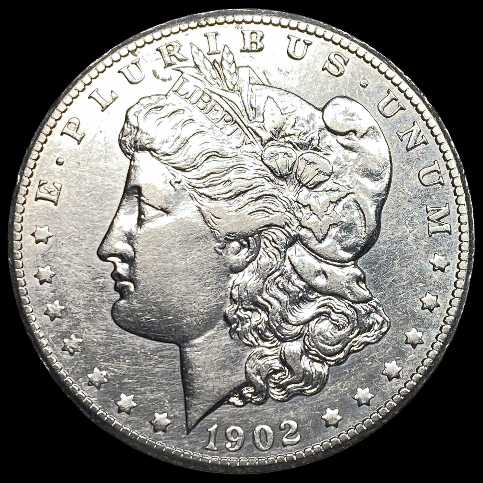 1902-S Silver Morgan Dollar CHOICE AU: 1902-S Silver Morgan Dollar CHOICE AU