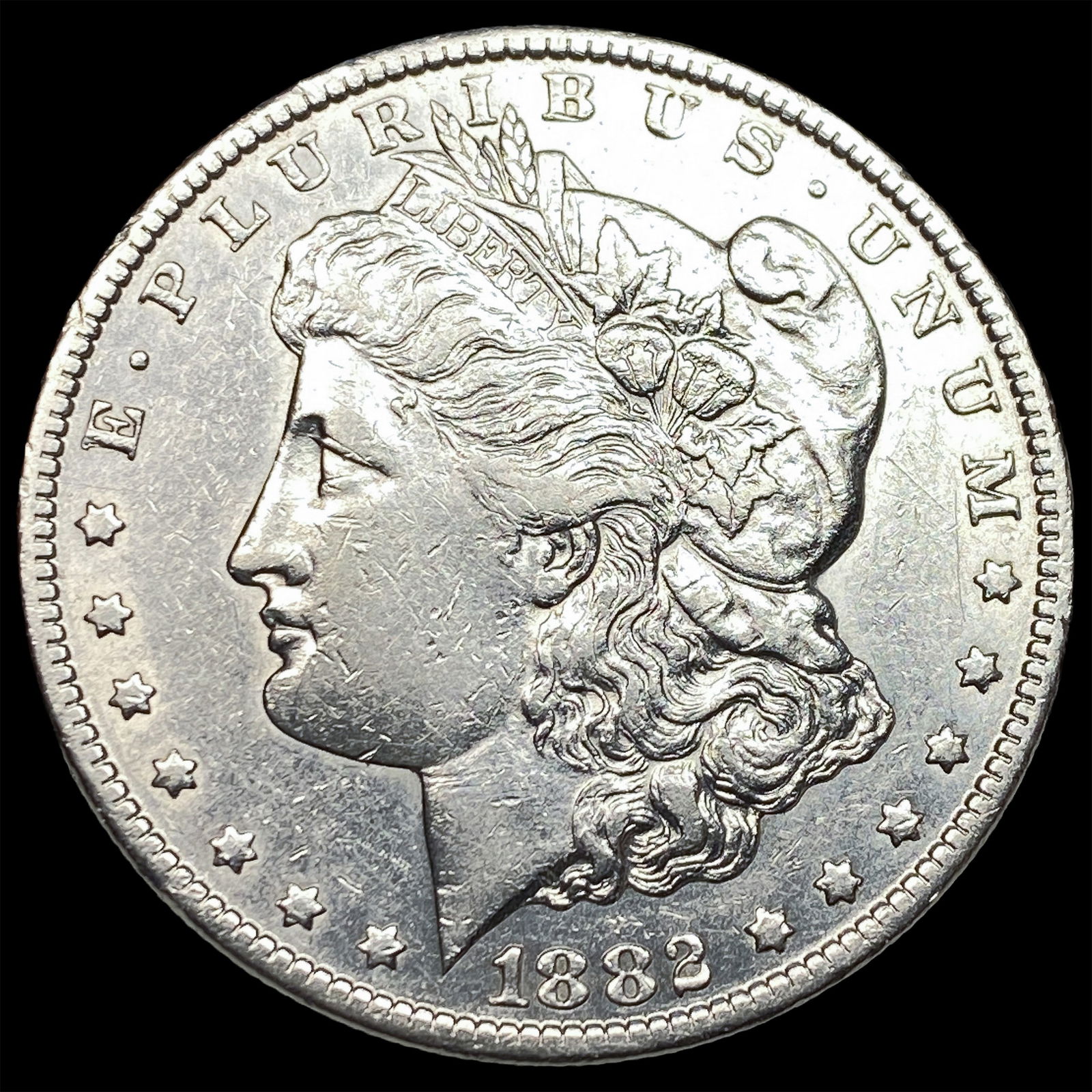 1882-CC Silver Morgan Dollar CHOICE AU: 1882-CC Silver Morgan Dollar CHOICE AU