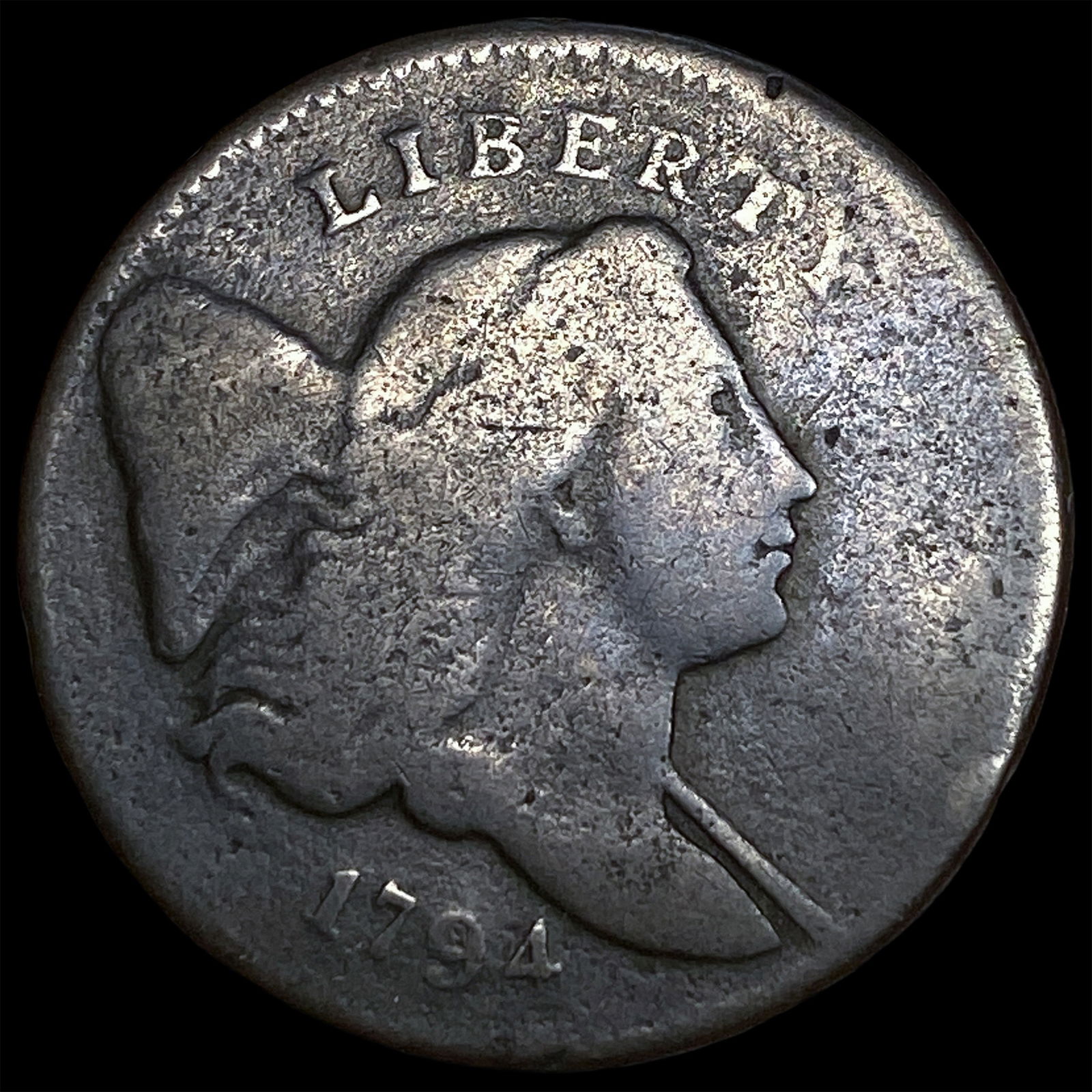 1794 Liberty Cap Half Cent NICELY CIRCULATED: 1794 Liberty Cap Half Cent NICELY CIRCULATED