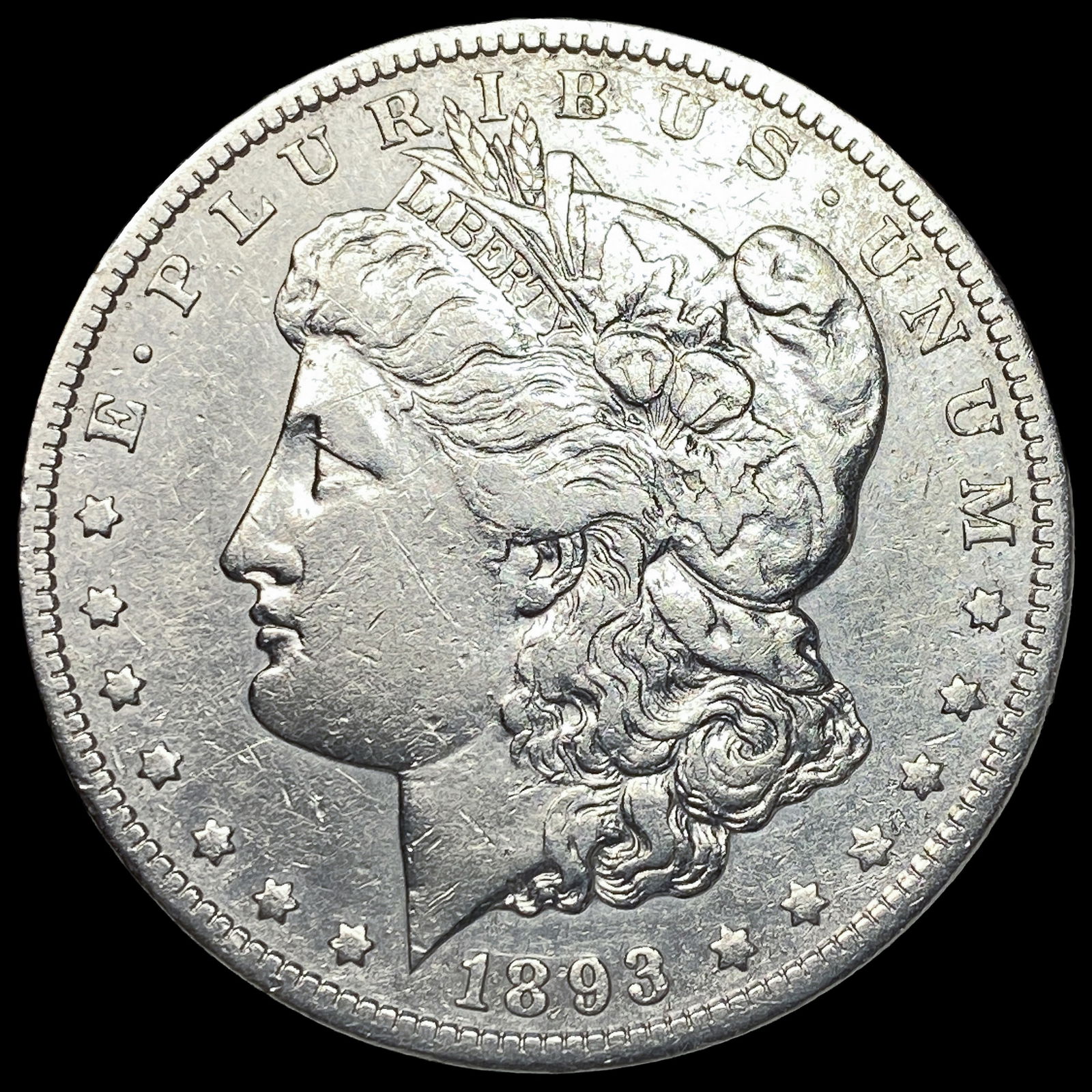 1893-CC Silver Morgan Dollar CLOSELY UNCIRCULATED (1 of 2)