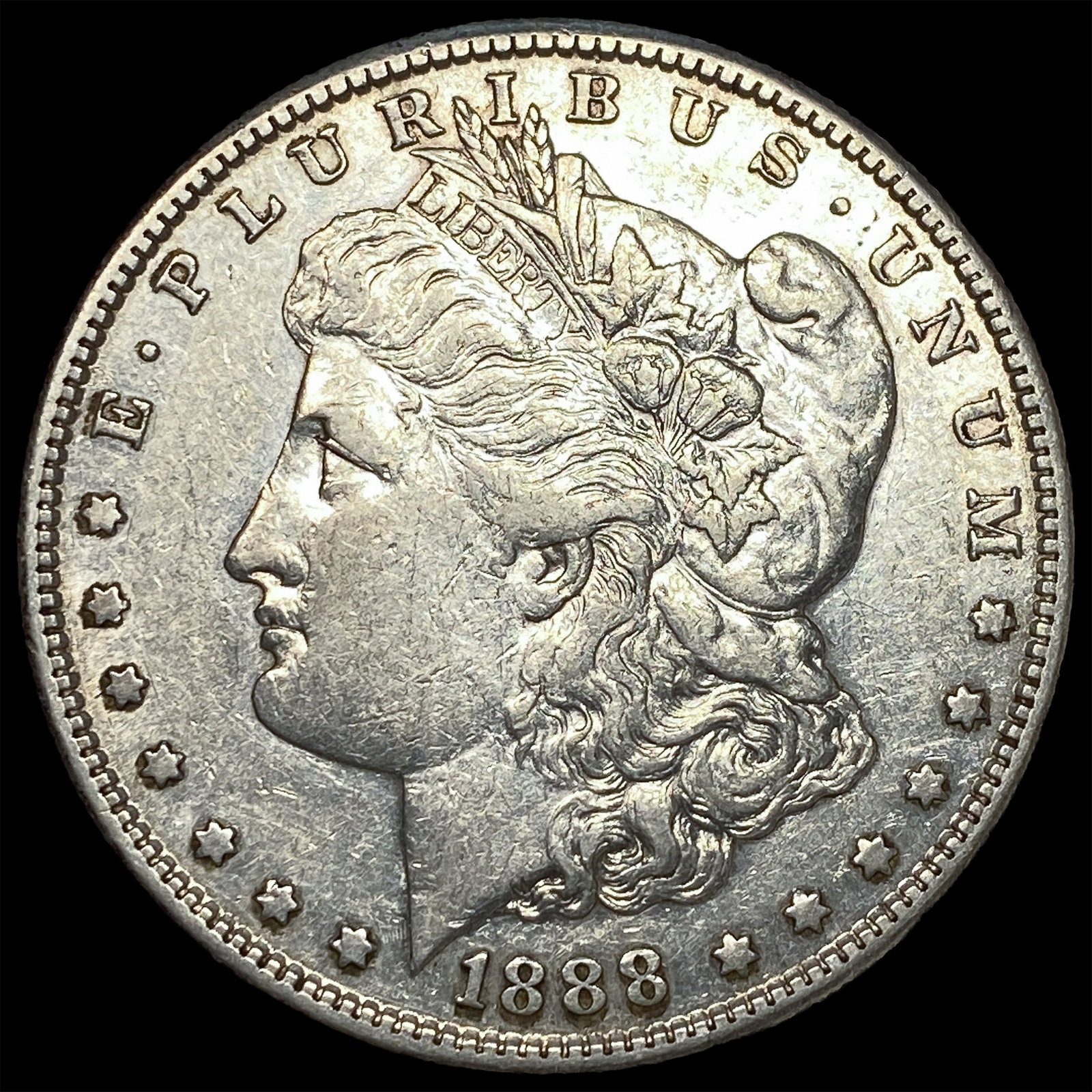 1888-S Silver Morgan Dollar CLOSELY UNCIRCULATED: 1888-S Silver Morgan Dollar CLOSELY UNCIRCULATED