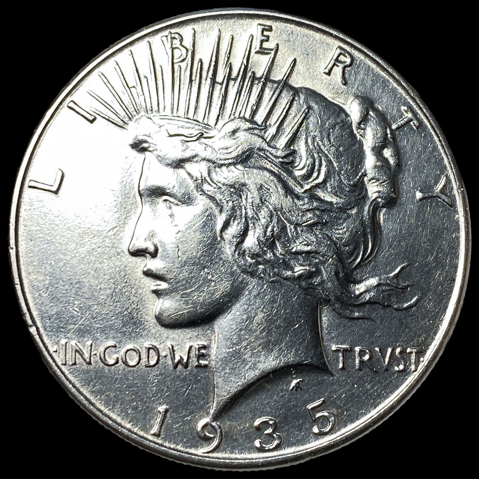1935 Silver Peace Dollar CHOICE AU: 1935 Silver Peace Dollar CHOICE AU