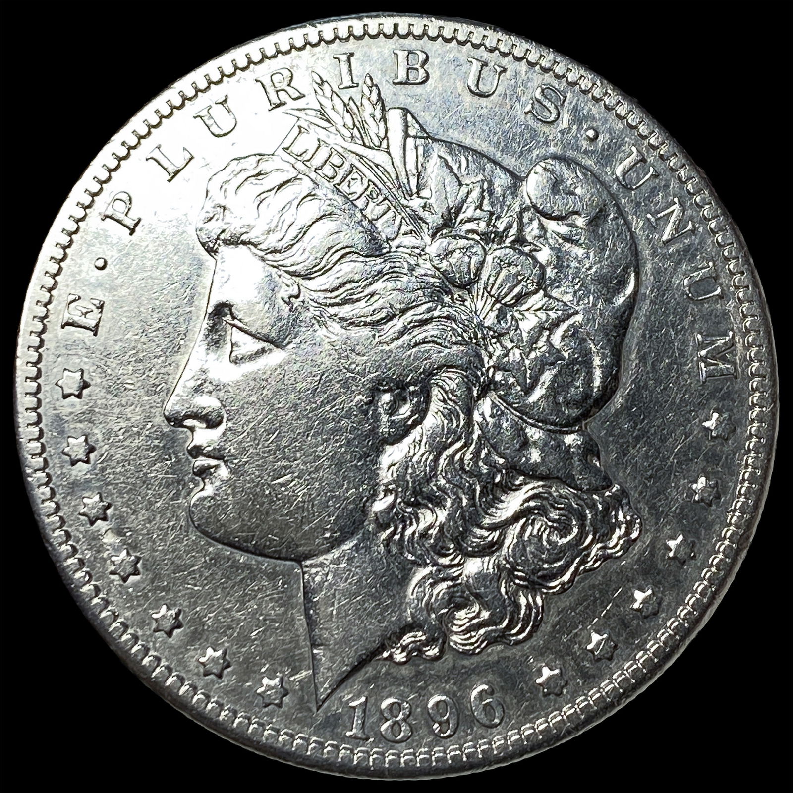 1896-S Silver Morgan Dollar CHOICE AU: 1896-S Silver Morgan Dollar CHOICE AU