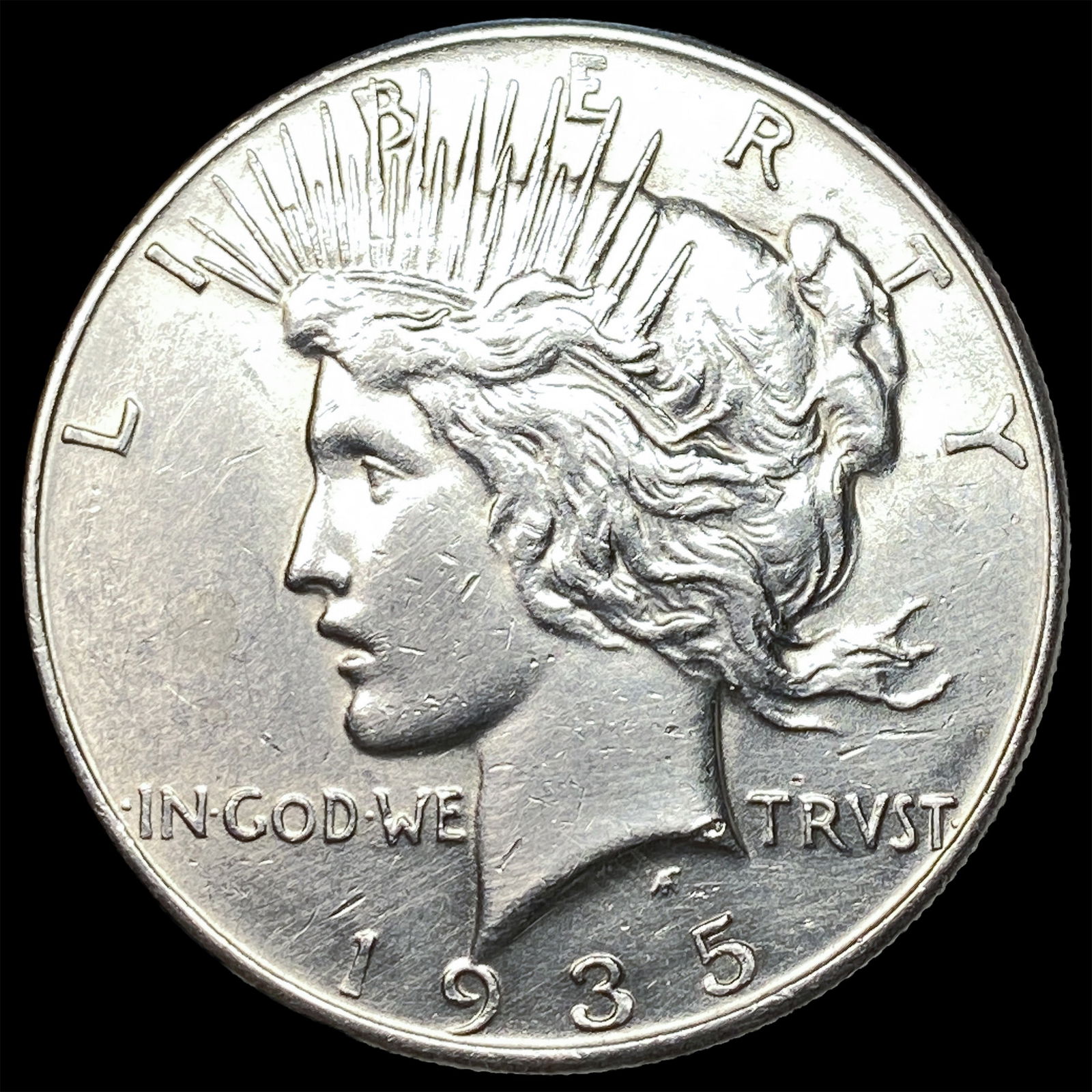 1935 Silver Peace Dollar UNCIRCULATED: 1935 Silver Peace Dollar UNCIRCULATED