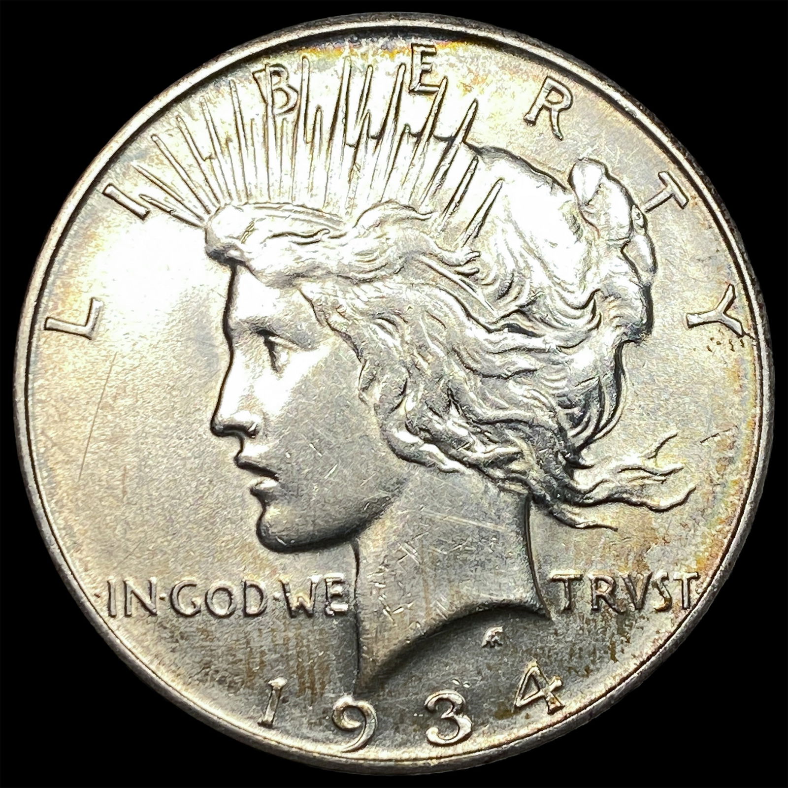 1934 Peace Silver Dollar CLOSELY UNCIRCULATED: 1934 Peace Silver Dollar CLOSELY UNCIRCULATED