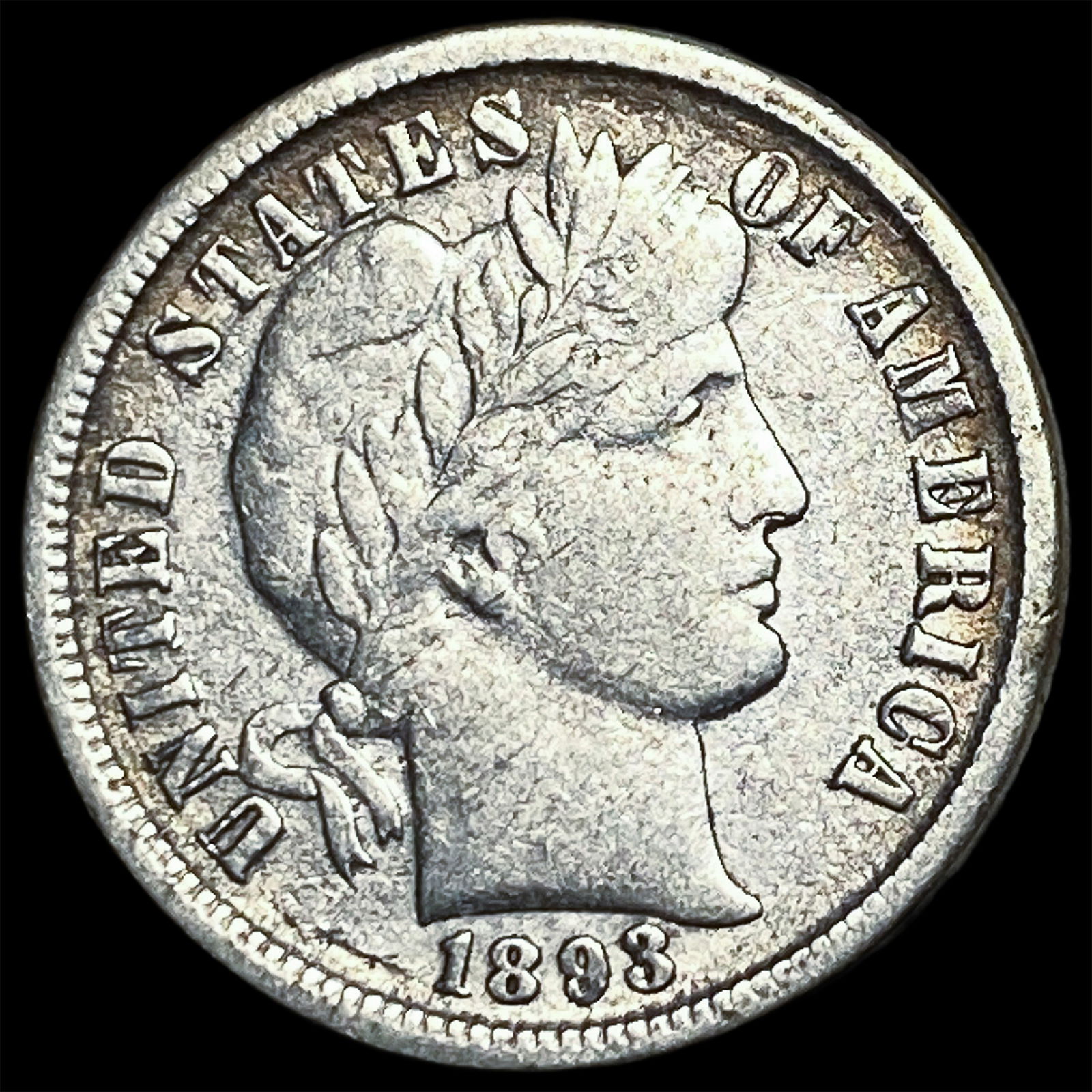 1893-O Silver Barber Dime LIGHTLY CIRCULATED: 1893-O Silver Barber Dime LIGHTLY CIRCULATED