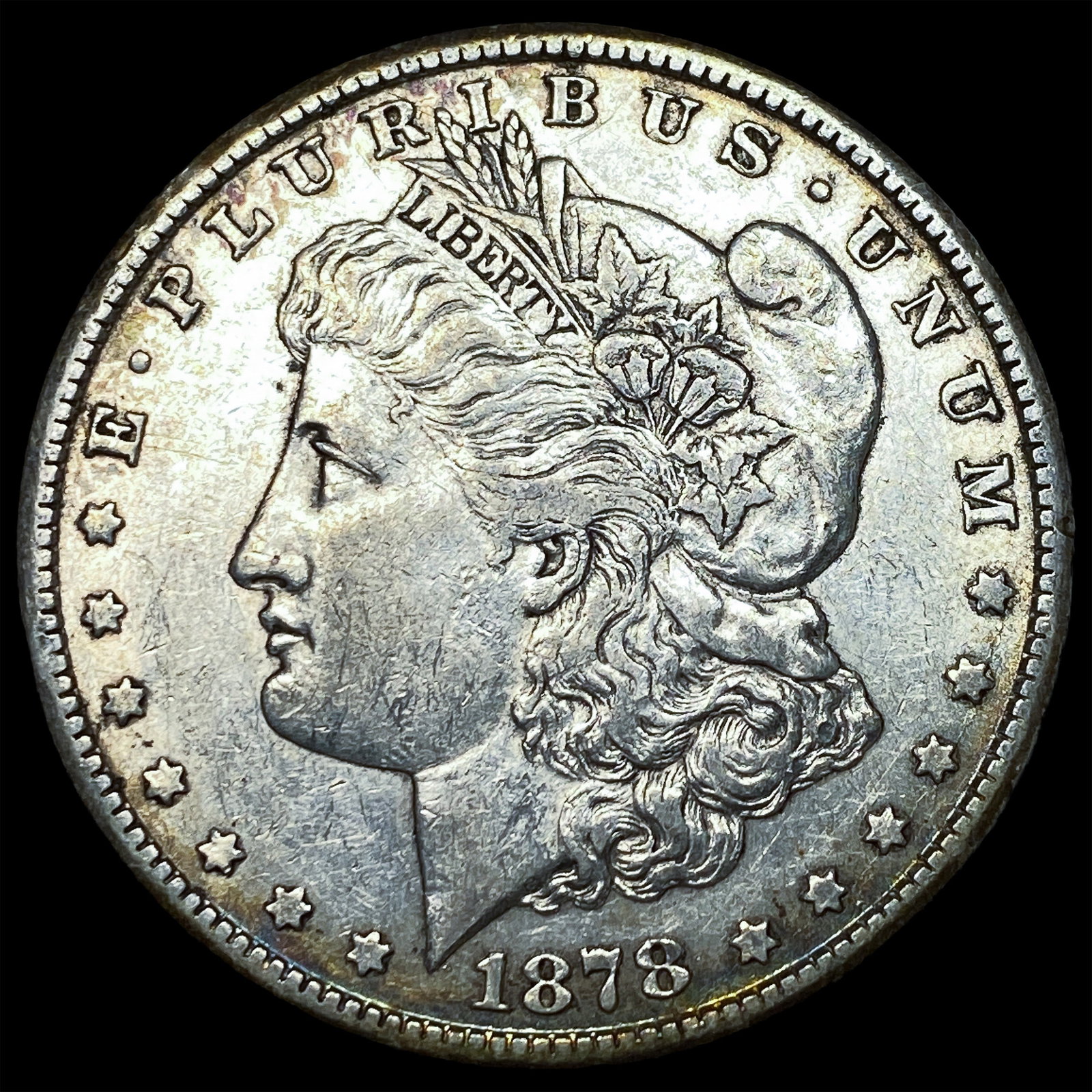 1878-CC Silver Morgan Dollar CLOSELY UNCIRCULATED: 1878-CC Silver Morgan Dollar CLOSELY UNCIRCULATED