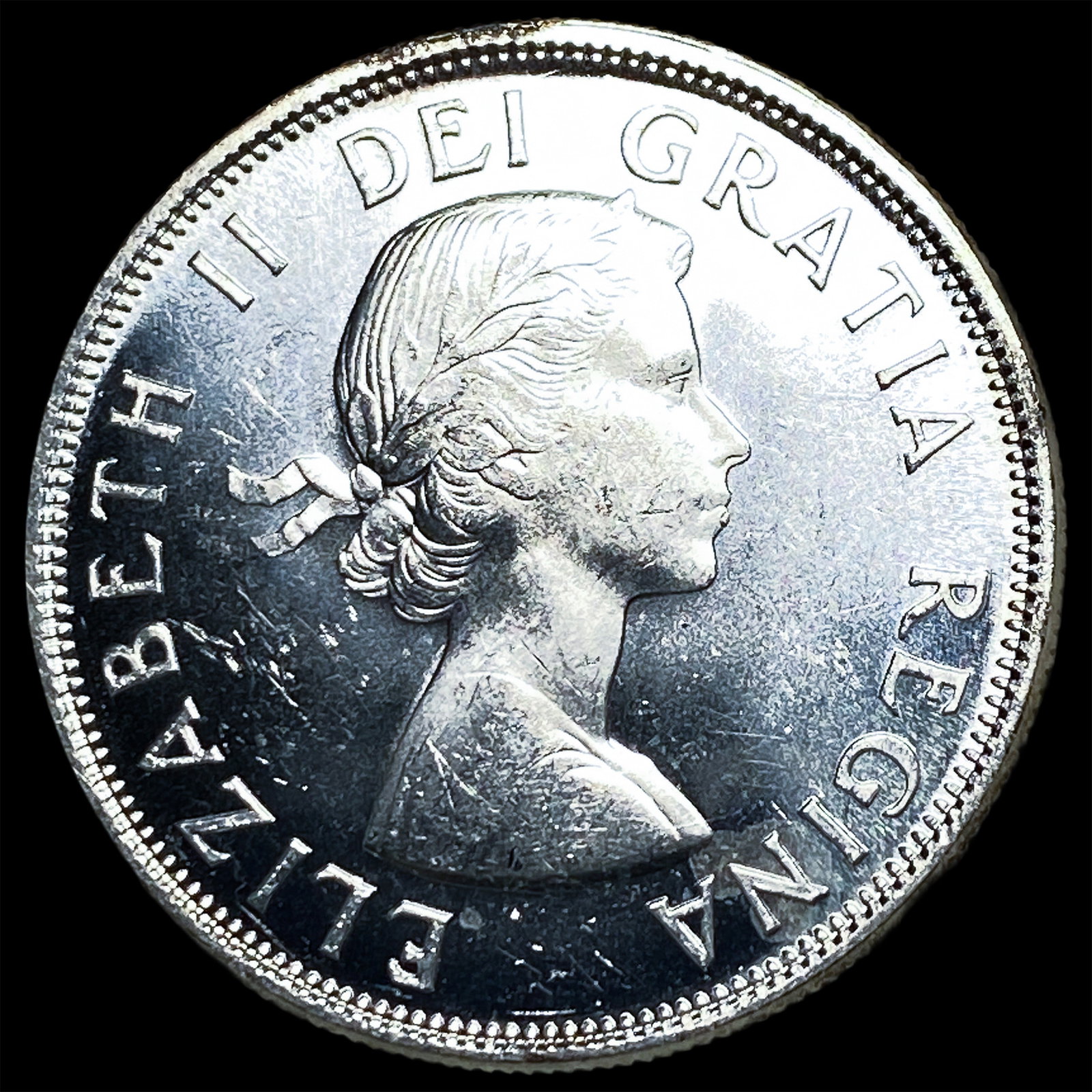 1956 Canada Silver 50 Cents SUPERB GEM BU: 1956 Canada Silver 50 Cents SUPERB GEM BU