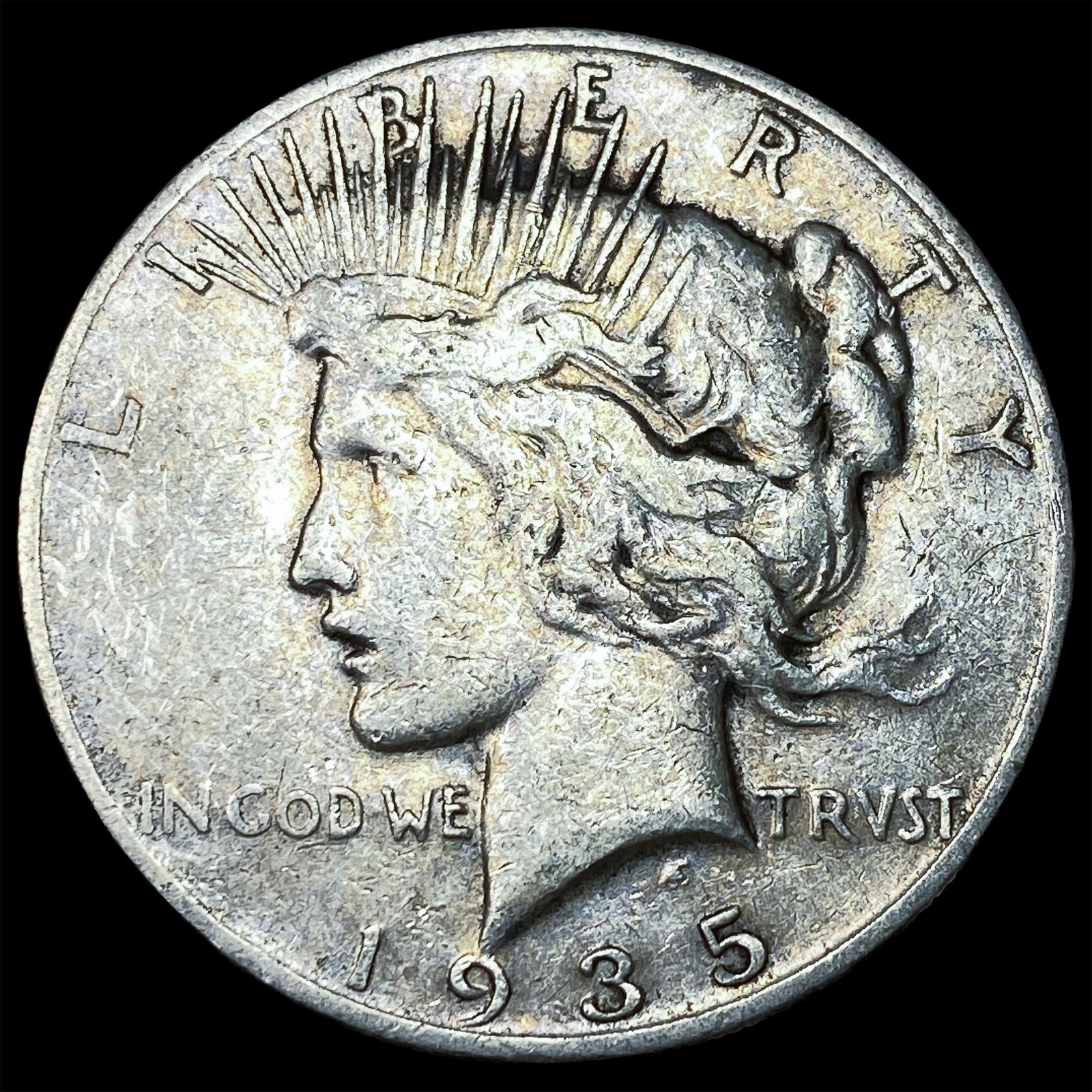 1935 Silver Peace Dollar NEARLY UNCIRCULATED: 1935 Silver Peace Dollar NEARLY UNCIRCULATED