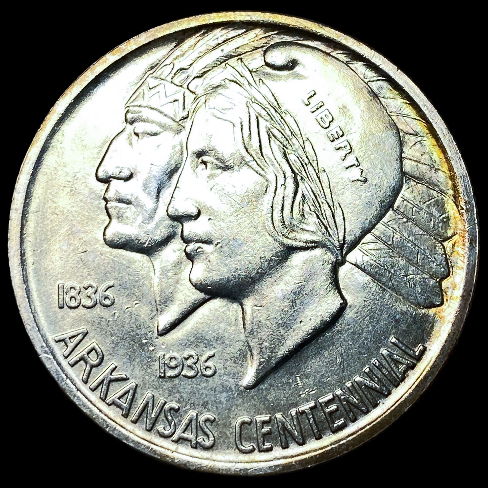 1936 Arkansas Centennial Silver Half Dollar GEM BU (1 of 2)