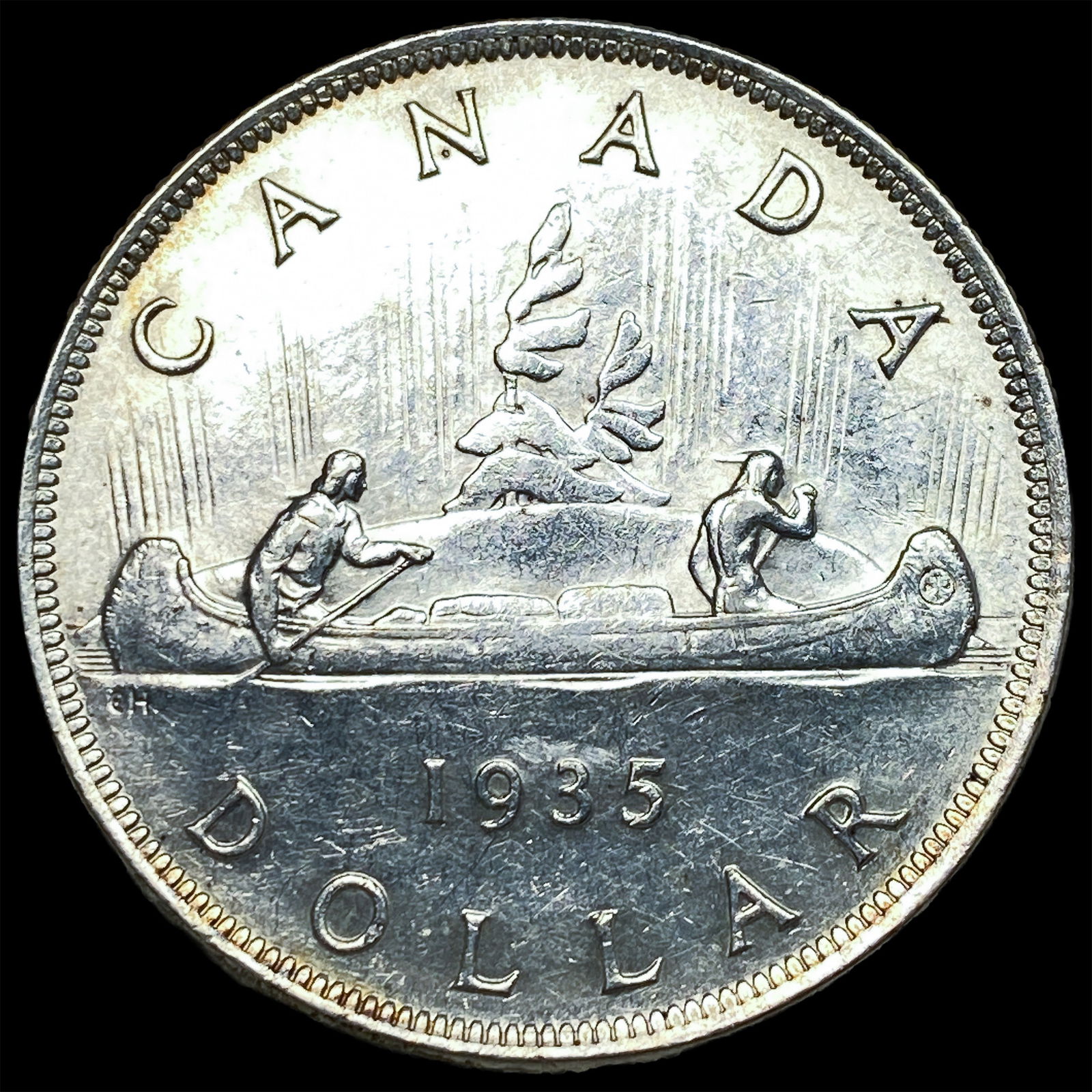 1935 Canada Silver Dollar HIGH GRADE - 2