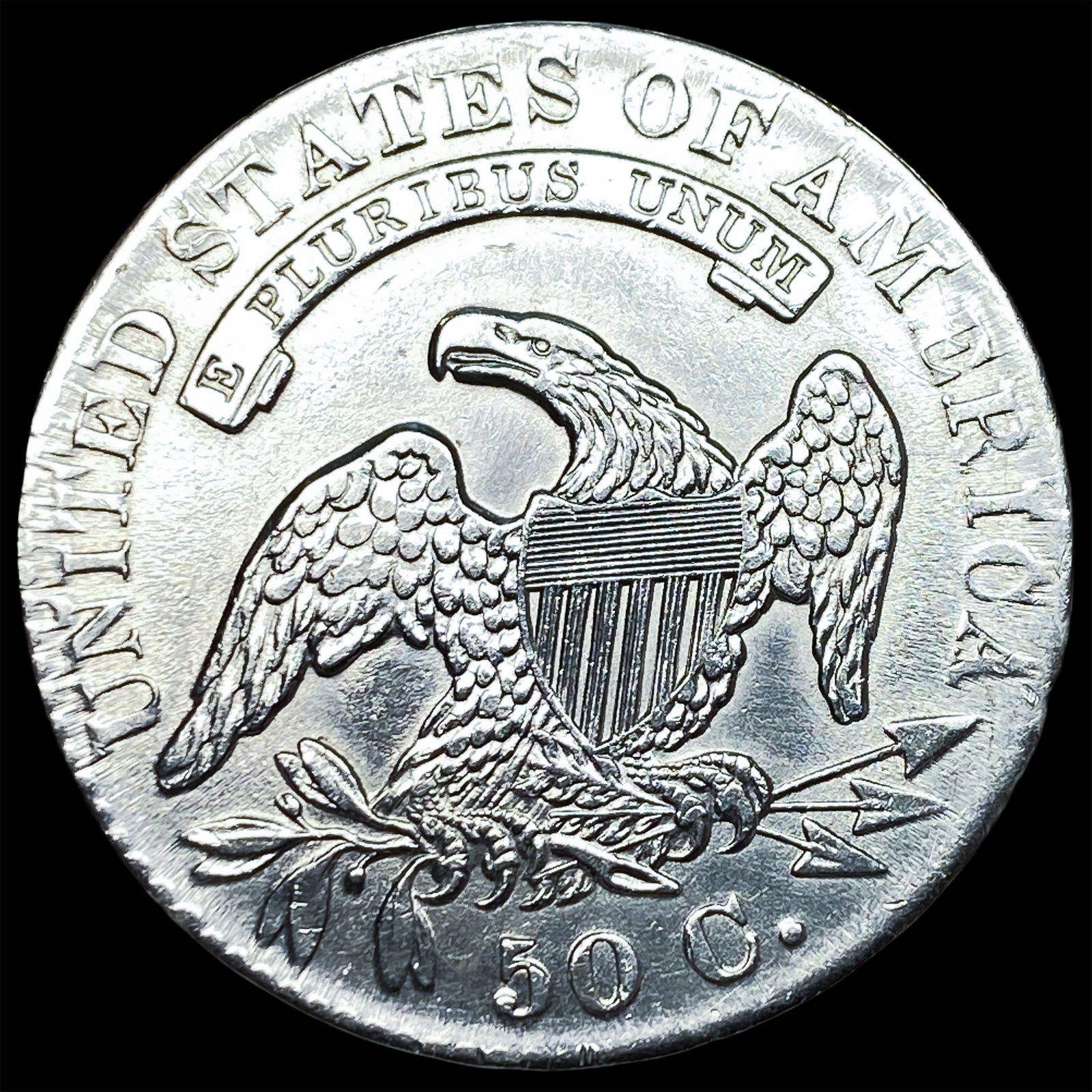 1830 Capped Bust Half Dollar UNCIRCULATED - 2