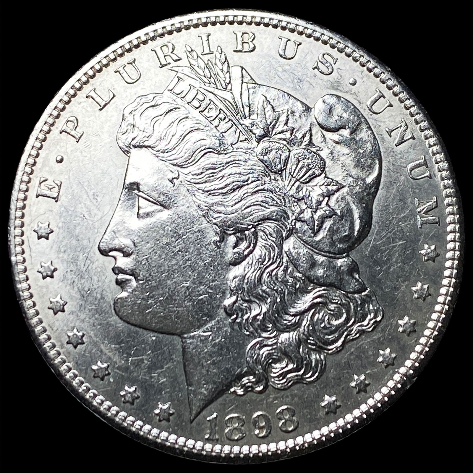 1898-S Silver Morgan Dollar UNCIRCULATED: 1898-S Silver Morgan Dollar UNCIRCULATED