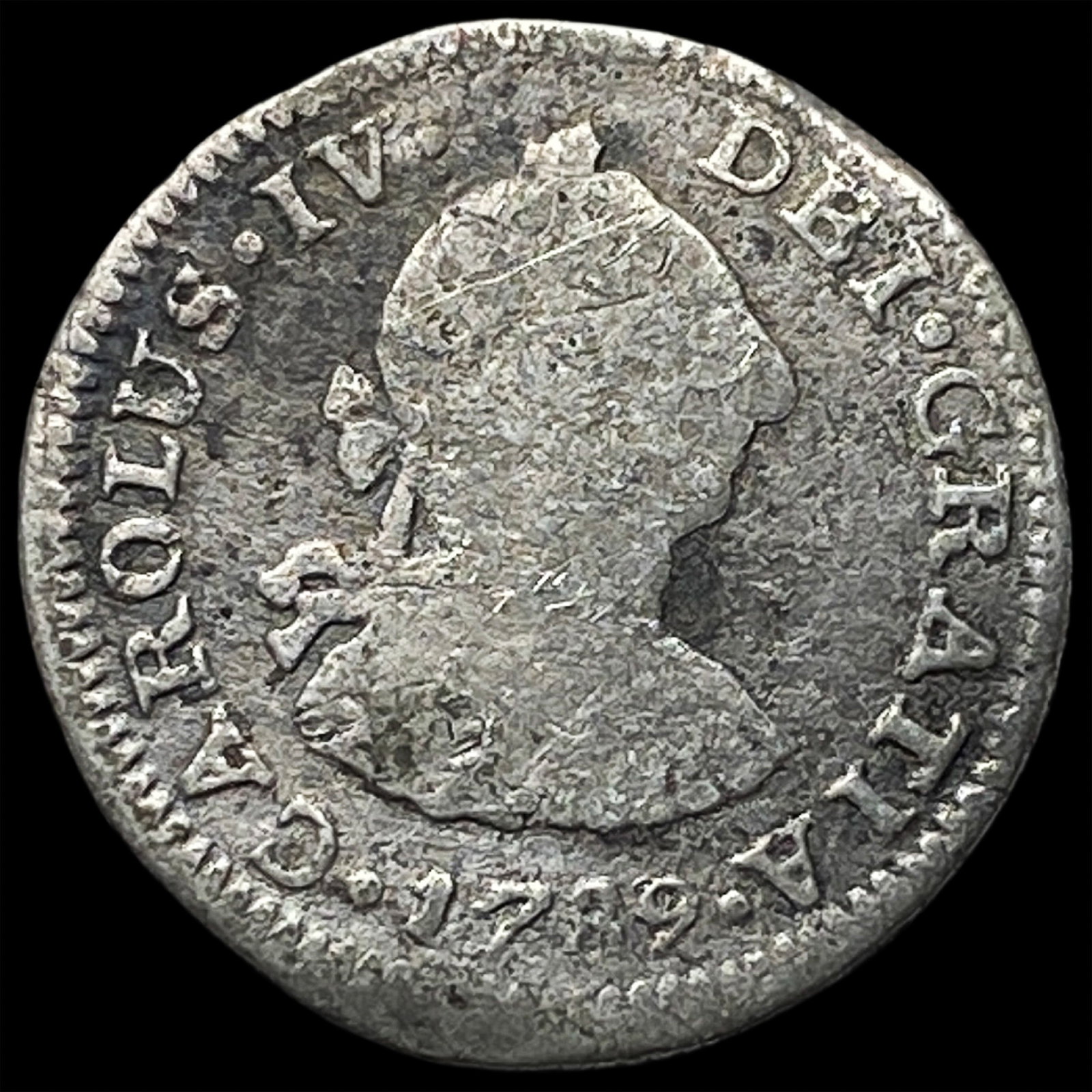 1772 Silver Spanish 1 Real LIGHTLY CIRCULATED (1 of 2)
