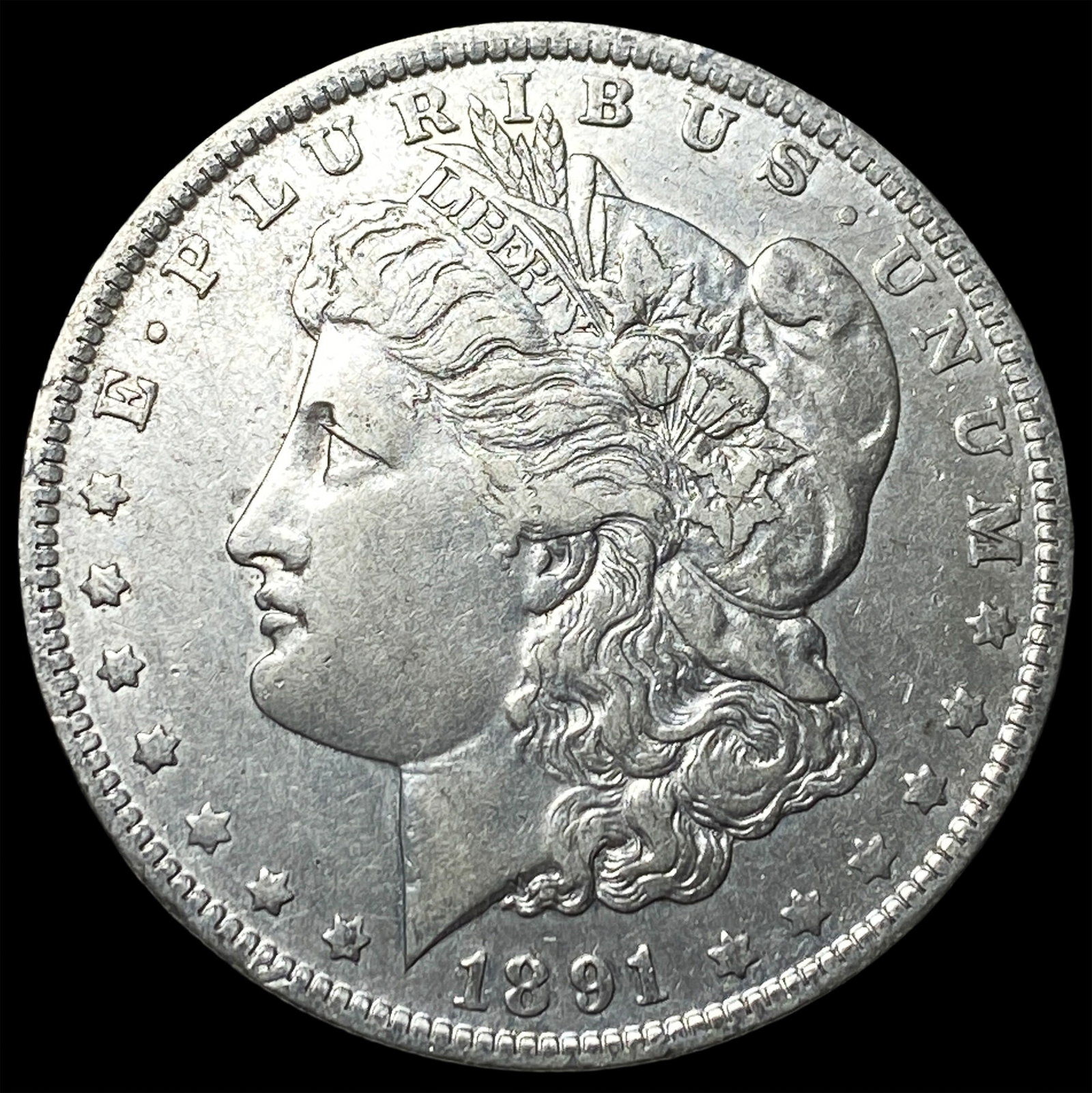 1891-O Silver Morgan Dollar ABOUT UNCIRCULATED: 1891-O Silver Morgan Dollar ABOUT UNCIRCULATED
