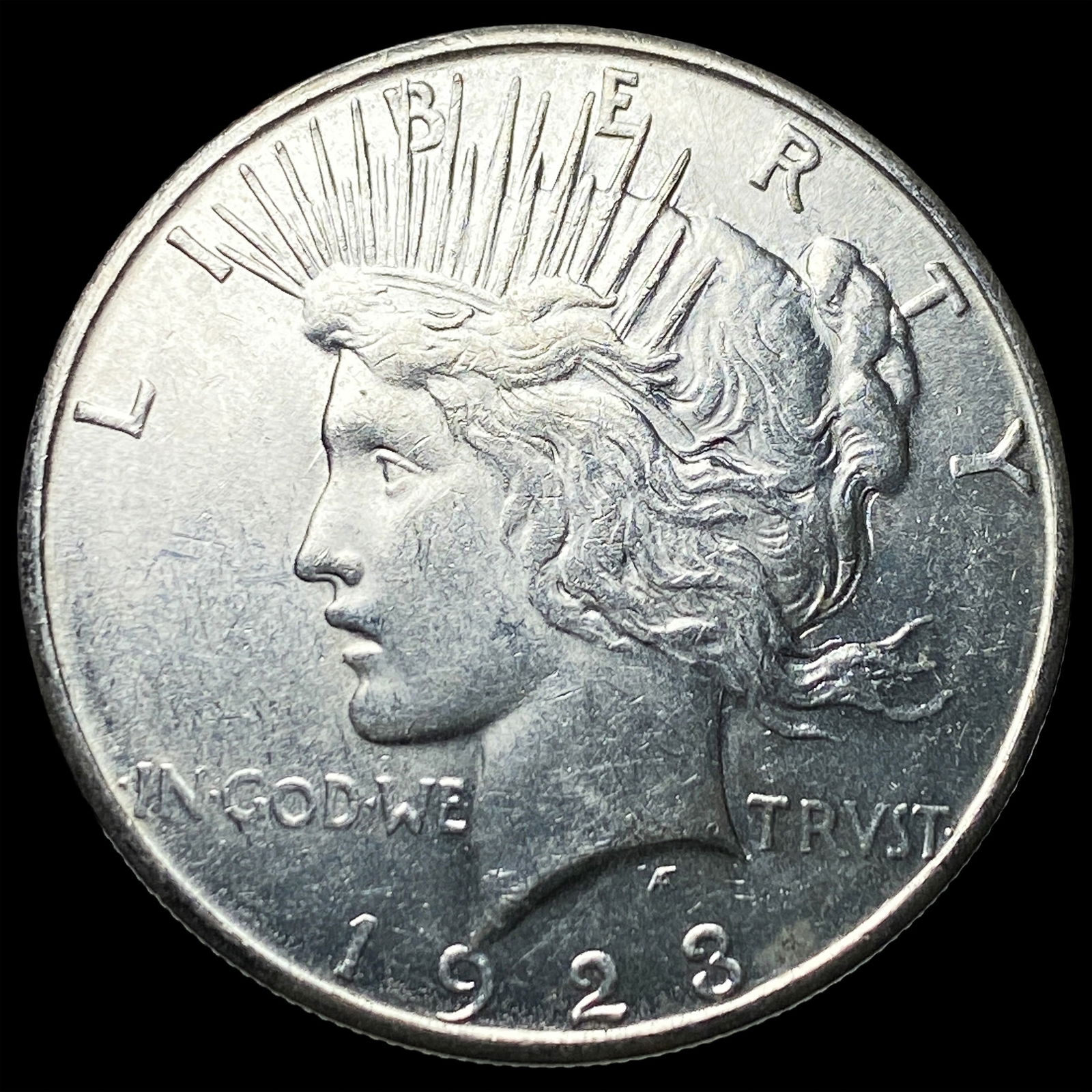 1923-S Silver Peace Dollar UNCIRCULATED: 1923-S Silver Peace Dollar UNCIRCULATED