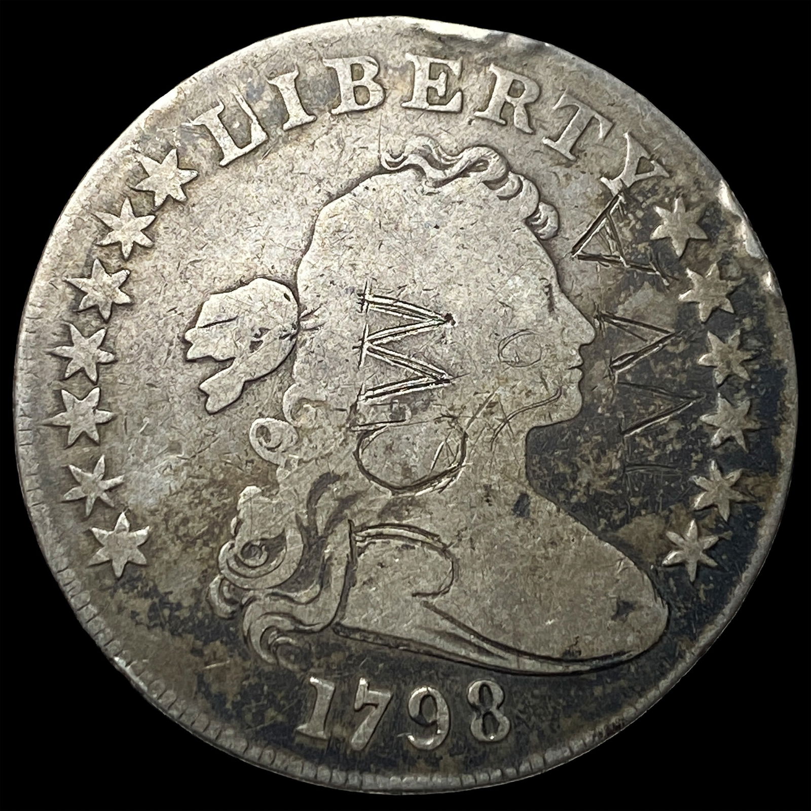 1798 Draped Bust Silver Dollar HIGH GRADE (1 of 2)