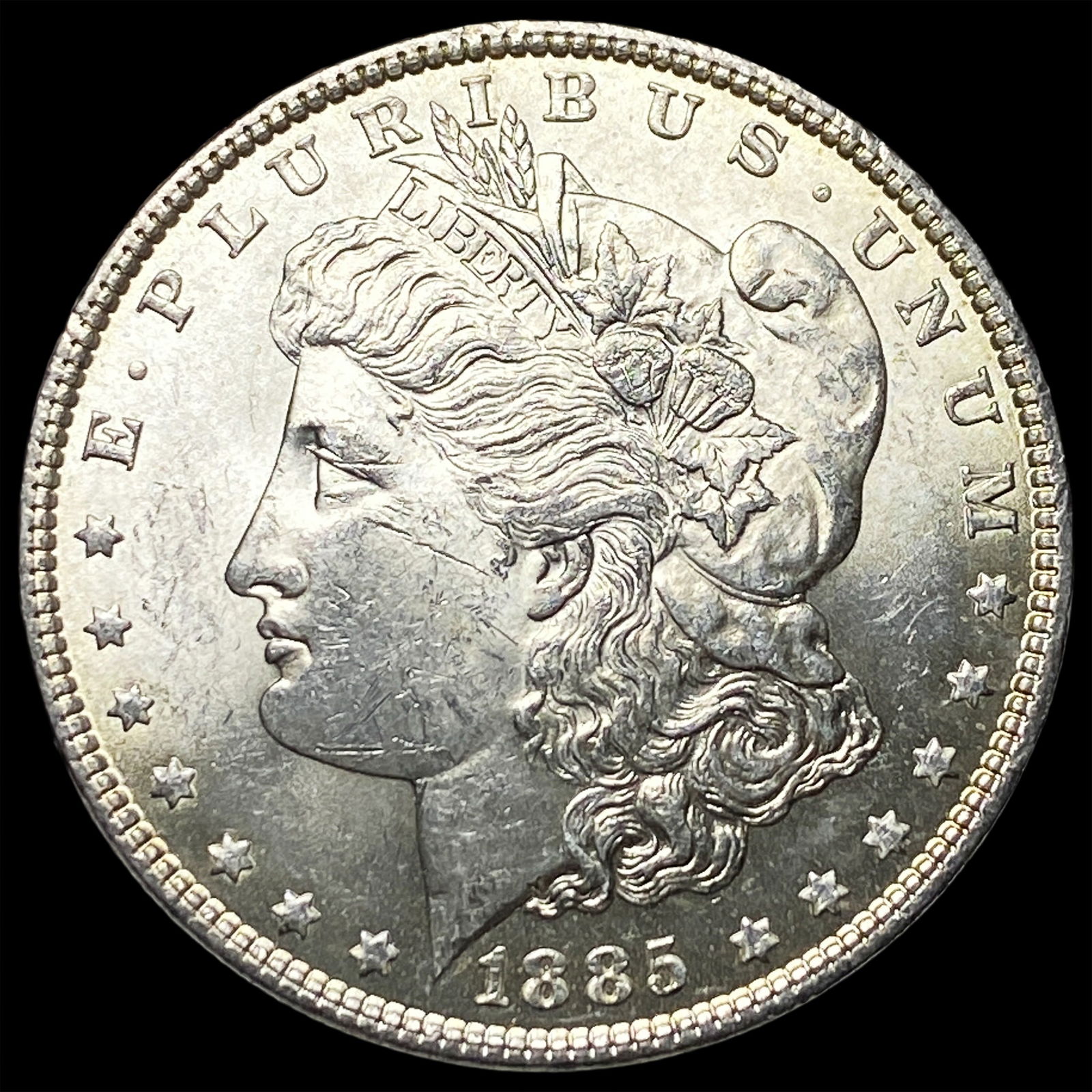 1885-S Silver Morgan Dollar UNCIRCULATED: 1885-S Silver Morgan Dollar UNCIRCULATED