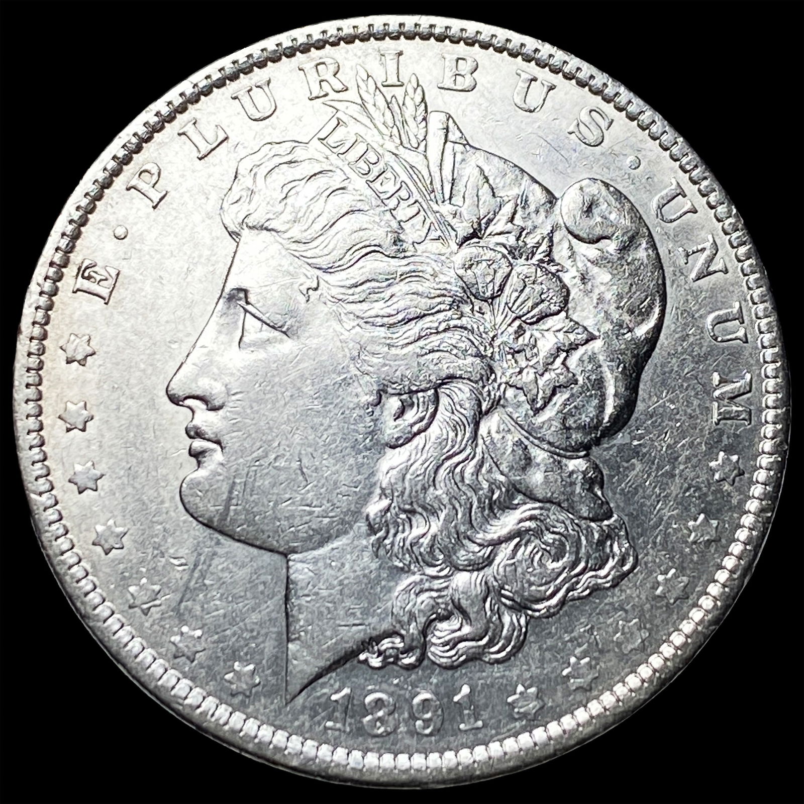 1891-O Silver Morgan Dollar CLOSELY UNCIRCULATED: 1891-O Silver Morgan Dollar CLOSELY UNCIRCULATED