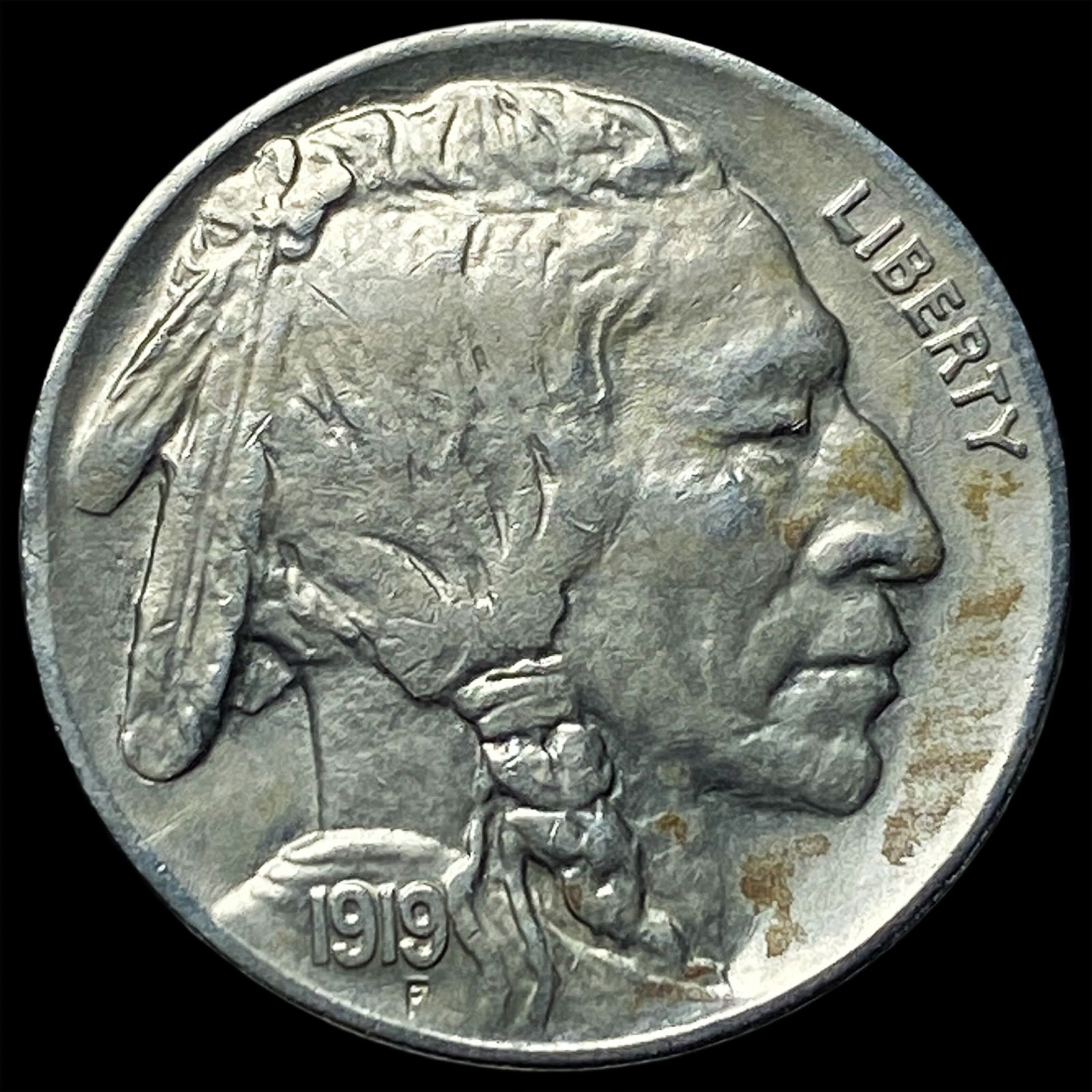 1919-S Buffalo Nickel CLOSELY UNCIRCULATED: 1919-S Buffalo Nickel CLOSELY UNCIRCULATED