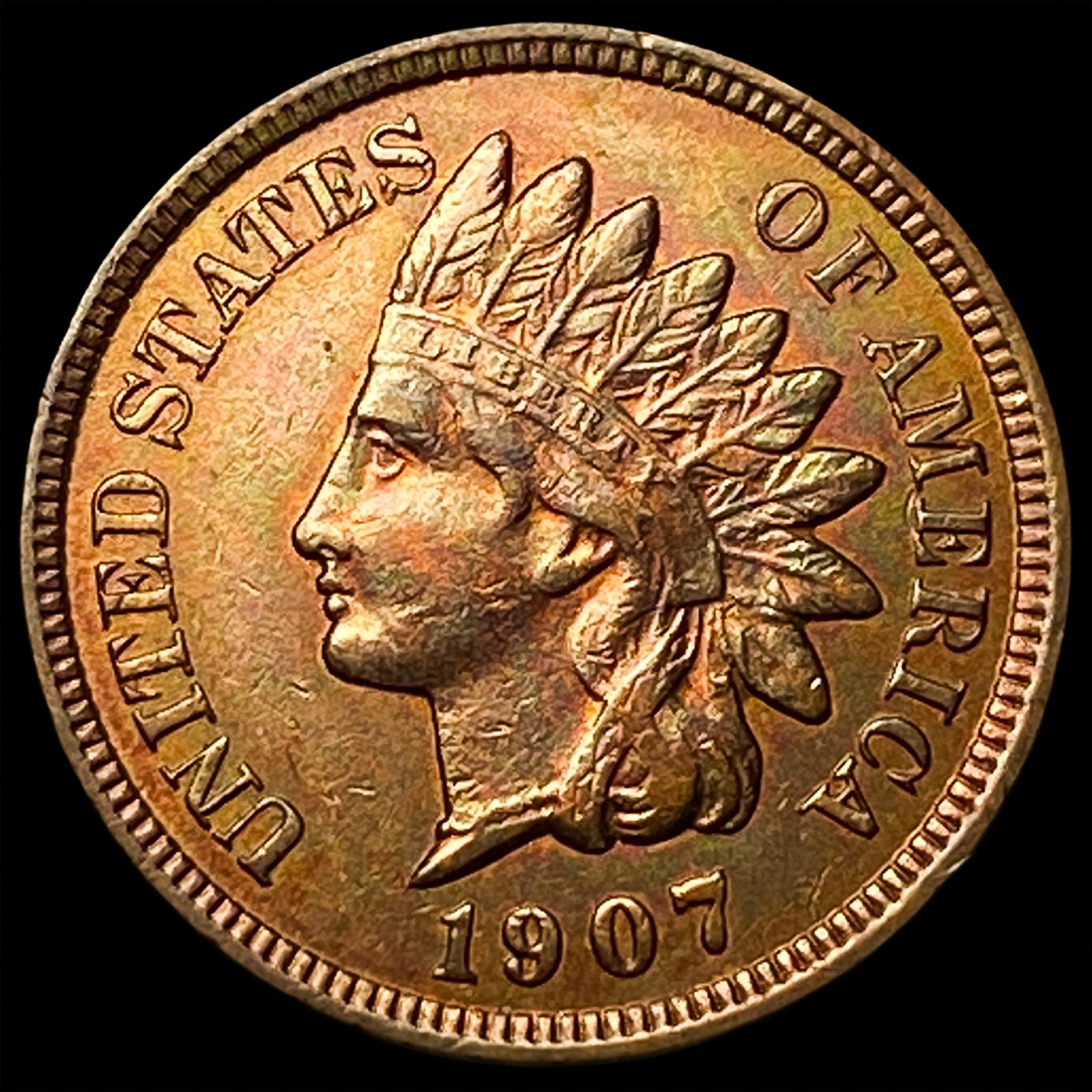 1907 Indian Head Cent UNCIRCULATED (1 of 2)