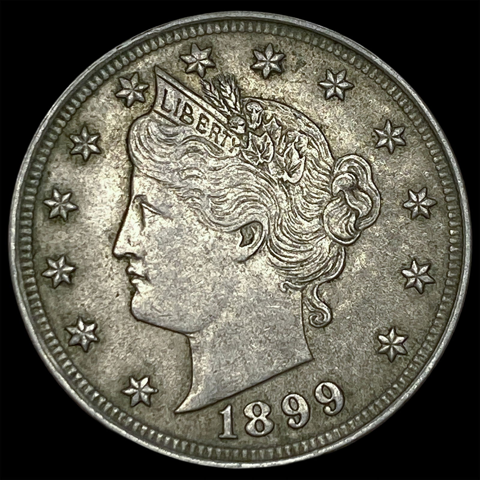 1899 Liberty Head Nickel CLOSELY UNCIRCULATED: 1899 Liberty Head Nickel CLOSELY UNCIRCULATED