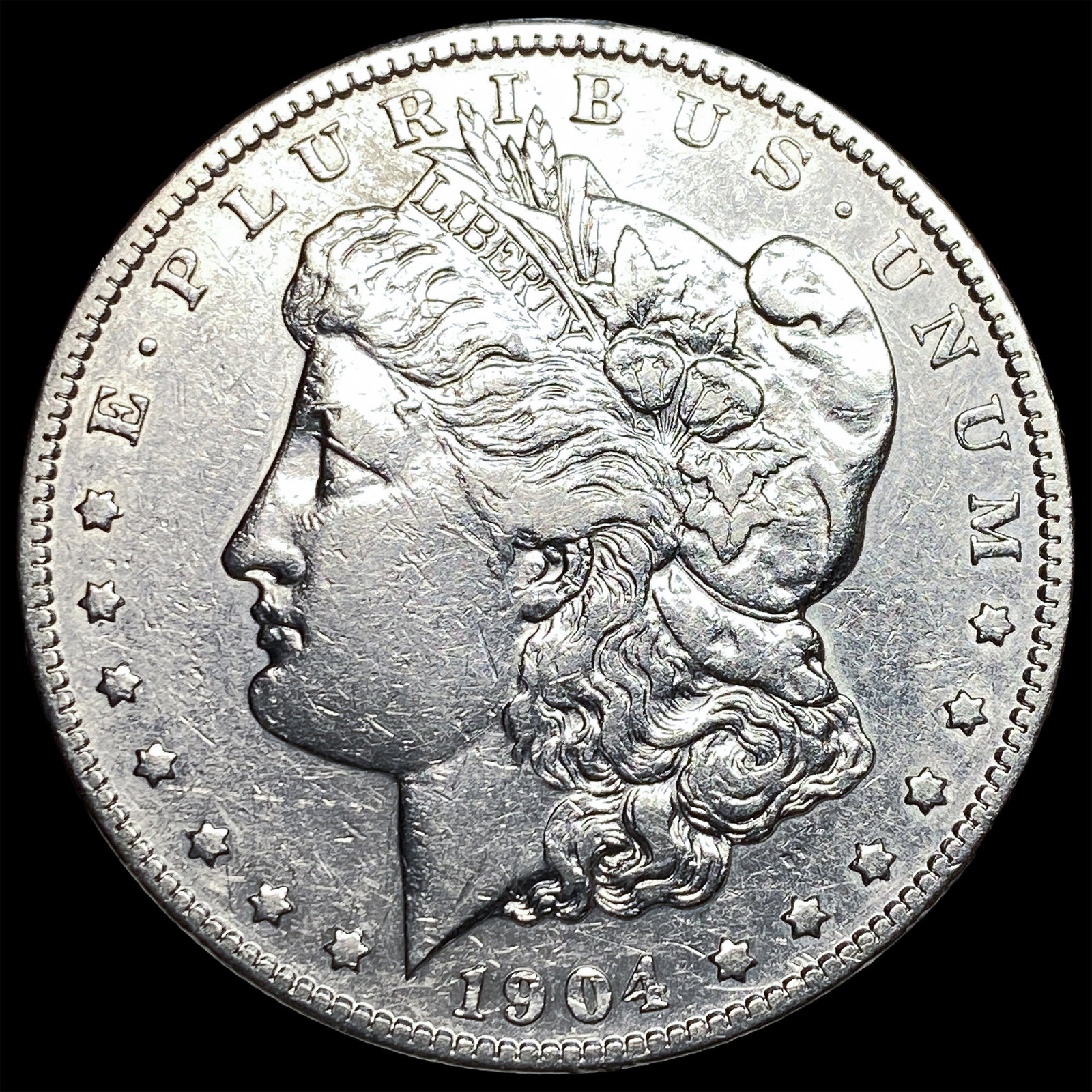 1904-S Silver Morgan Dollar CLOSELY UNCIRCULATED (1 of 2)