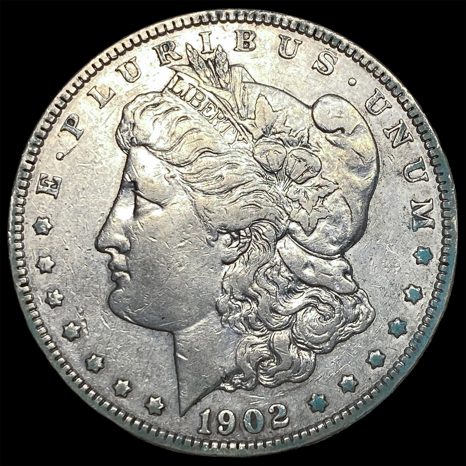 1902 Morgan Silver Dollar NEARLY UNCIRCULATED: 1902 Morgan Silver Dollar NEARLY UNCIRCULATED