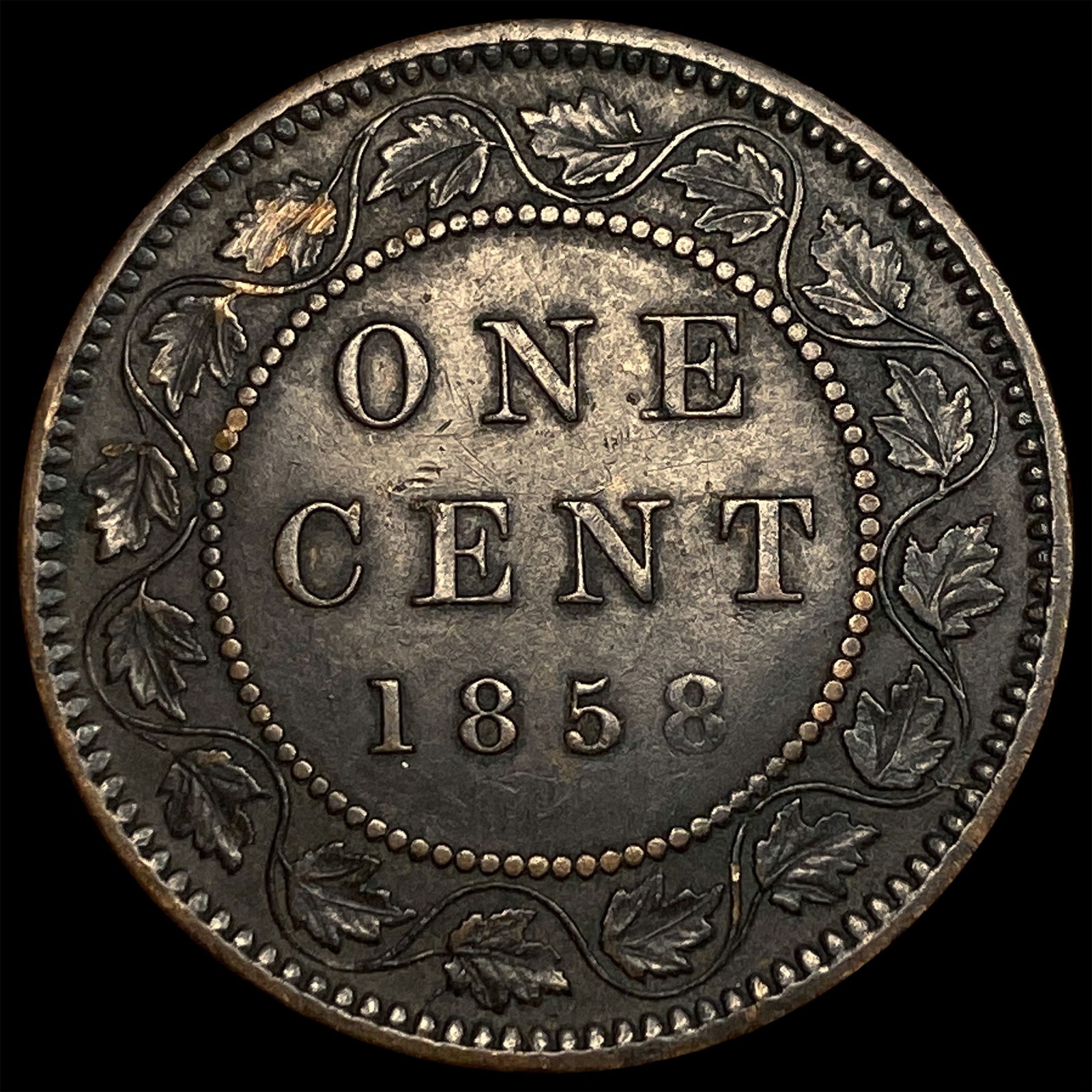 1858 Canada Large Cent UNCIRCULATED - 2
