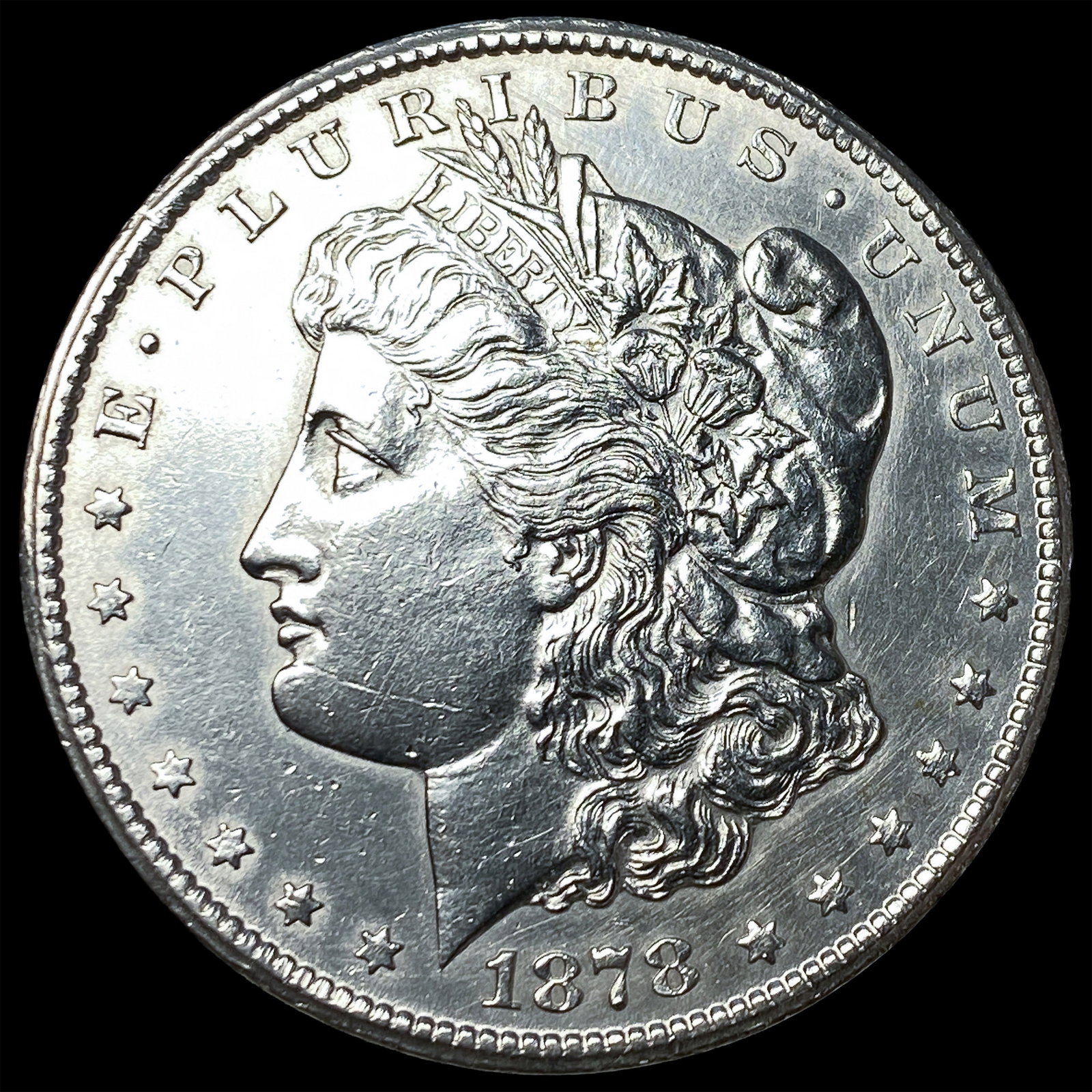 1878-S Silver Morgan Dollar CHOICE BU: 1878-S Silver Morgan Dollar CHOICE BU