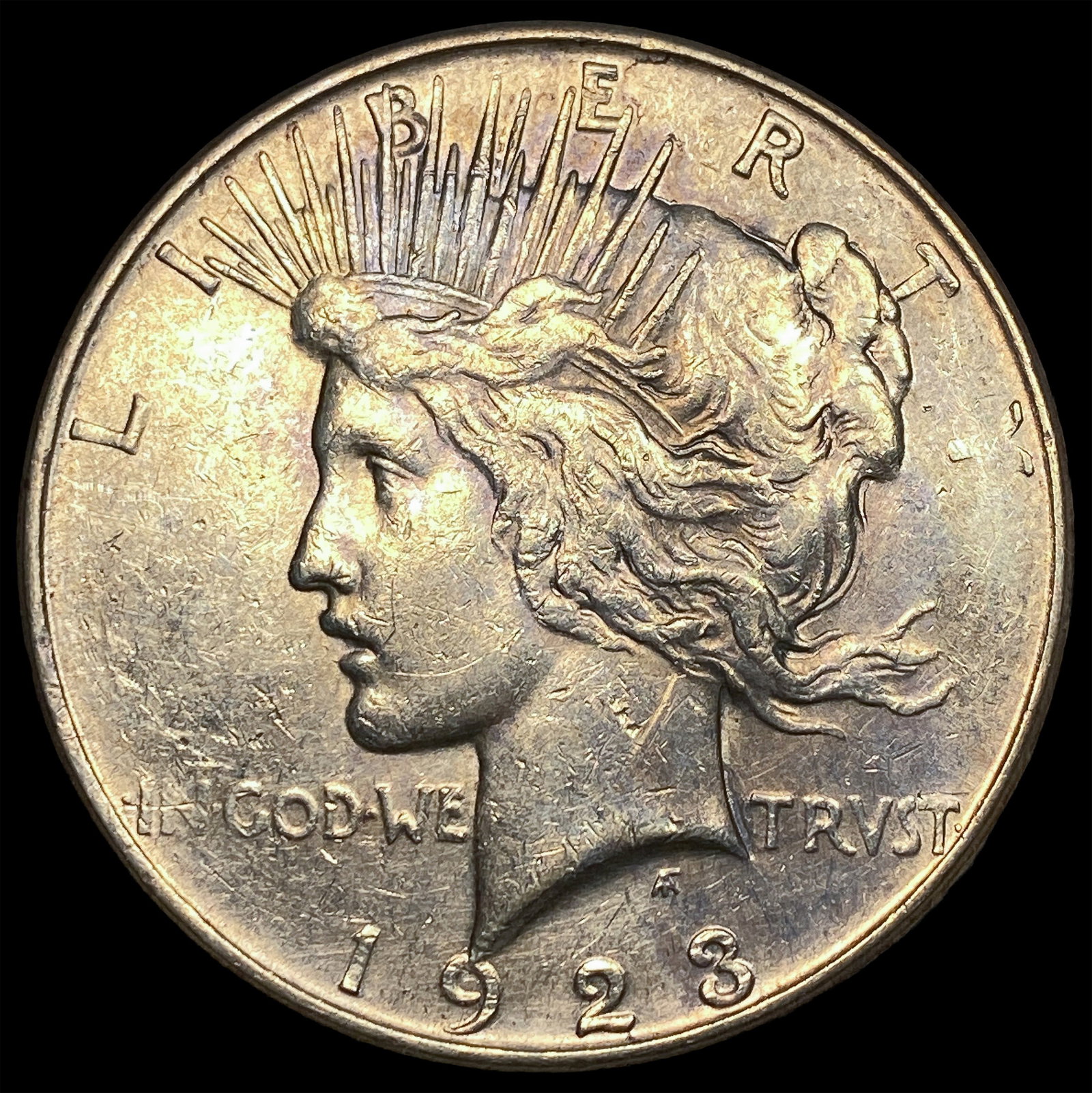1923 Peace Silver Dollar CLOSELY UNCIRCULATED: 1923 Peace Silver Dollar CLOSELY UNCIRCULATED