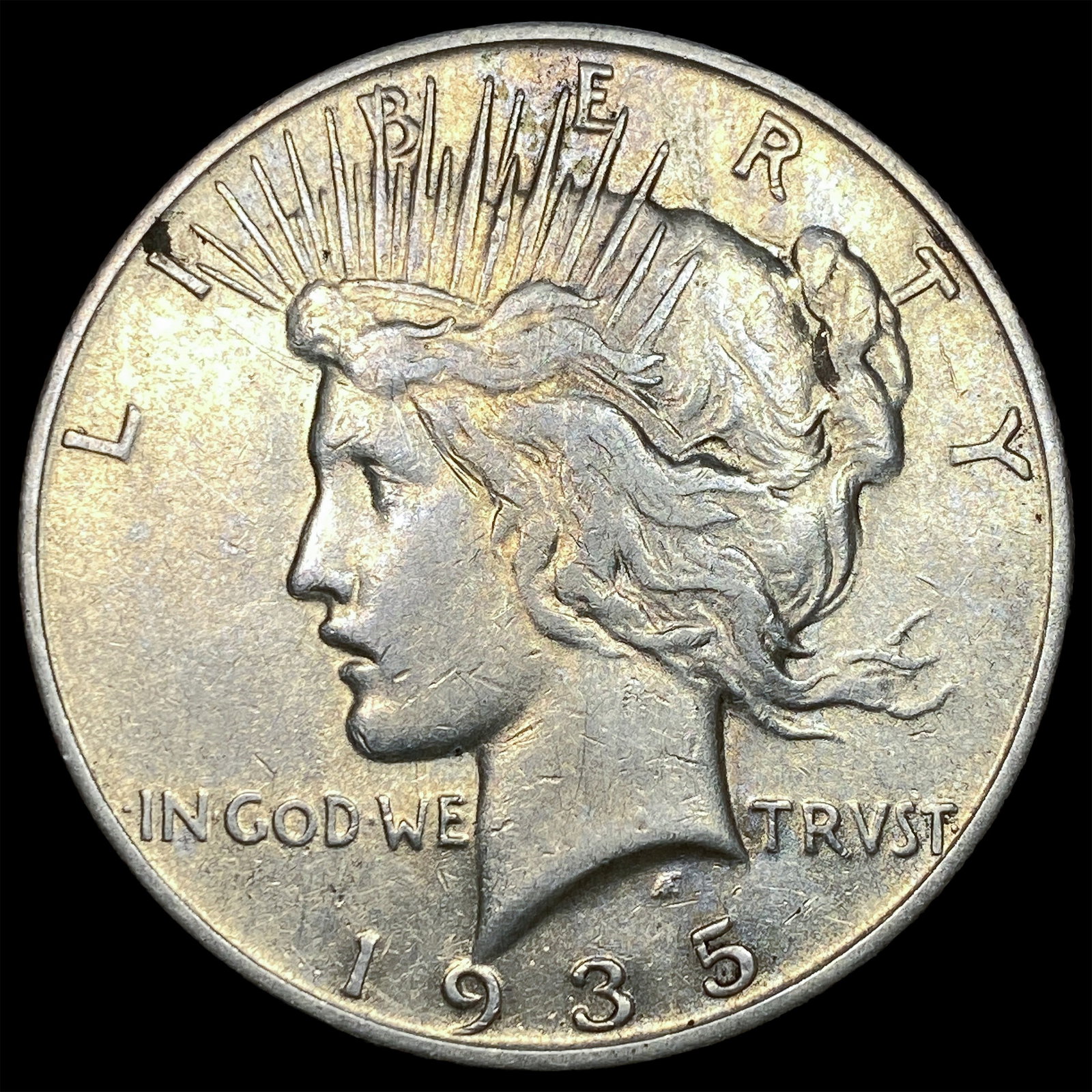 1935 Silver Peace Dollar CLOSELY UNCIRCULATED: 1935 Silver Peace Dollar CLOSELY UNCIRCULATED
