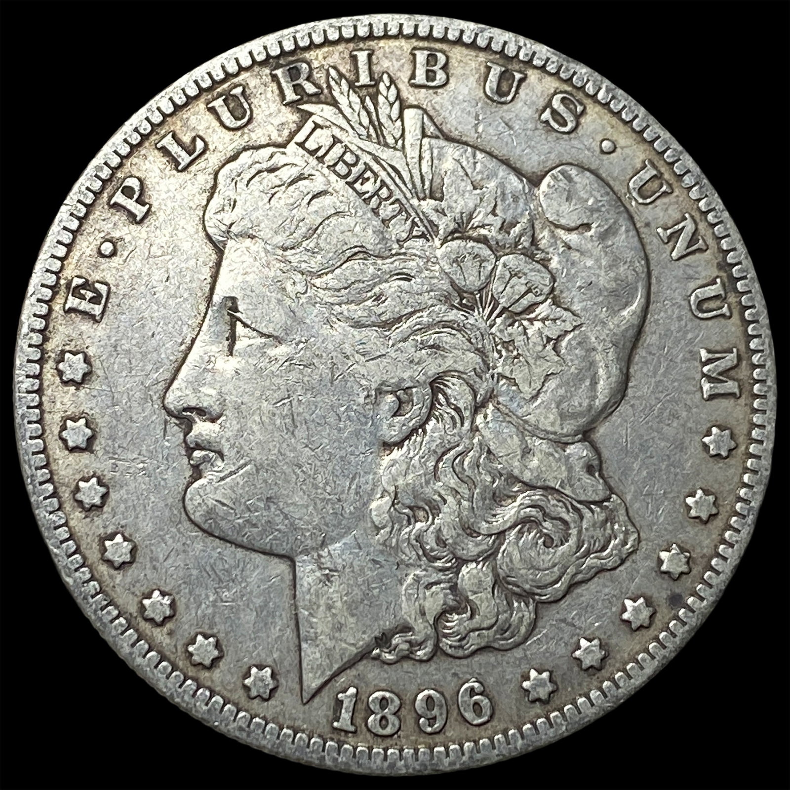 1896-O Silver Morgan Dollar ABOUT UNCIRCULATED: 1896-O Silver Morgan Dollar ABOUT UNCIRCULATED