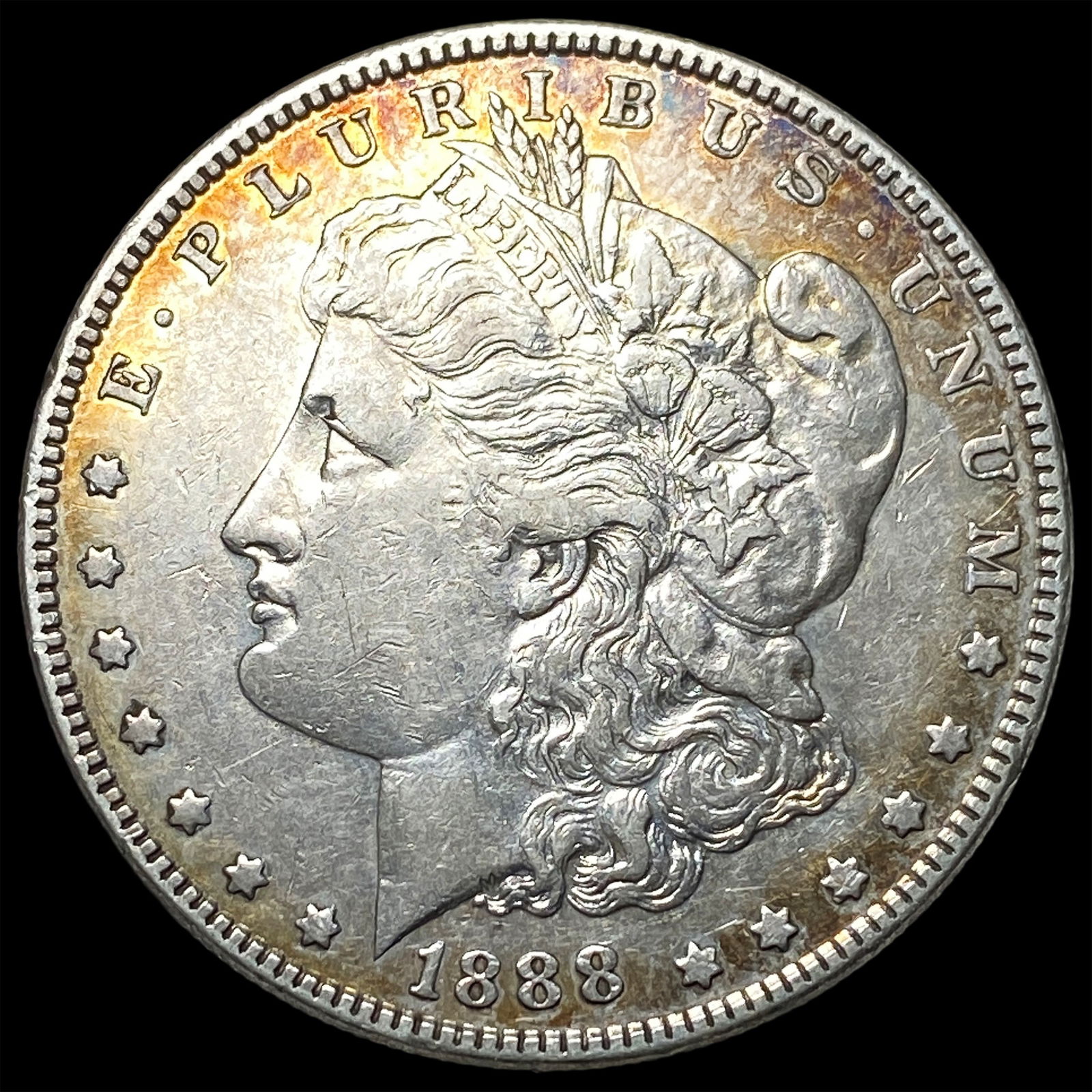 1888 Silver Morgan Dollar CLOSELY UNCIRCULATED: 1888 Silver Morgan Dollar CLOSELY UNCIRCULATED
